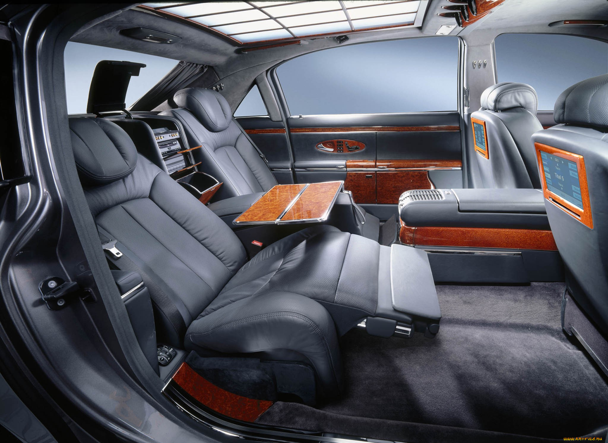 автомобили, интерьеры, салон, maybach, столик, кресла
