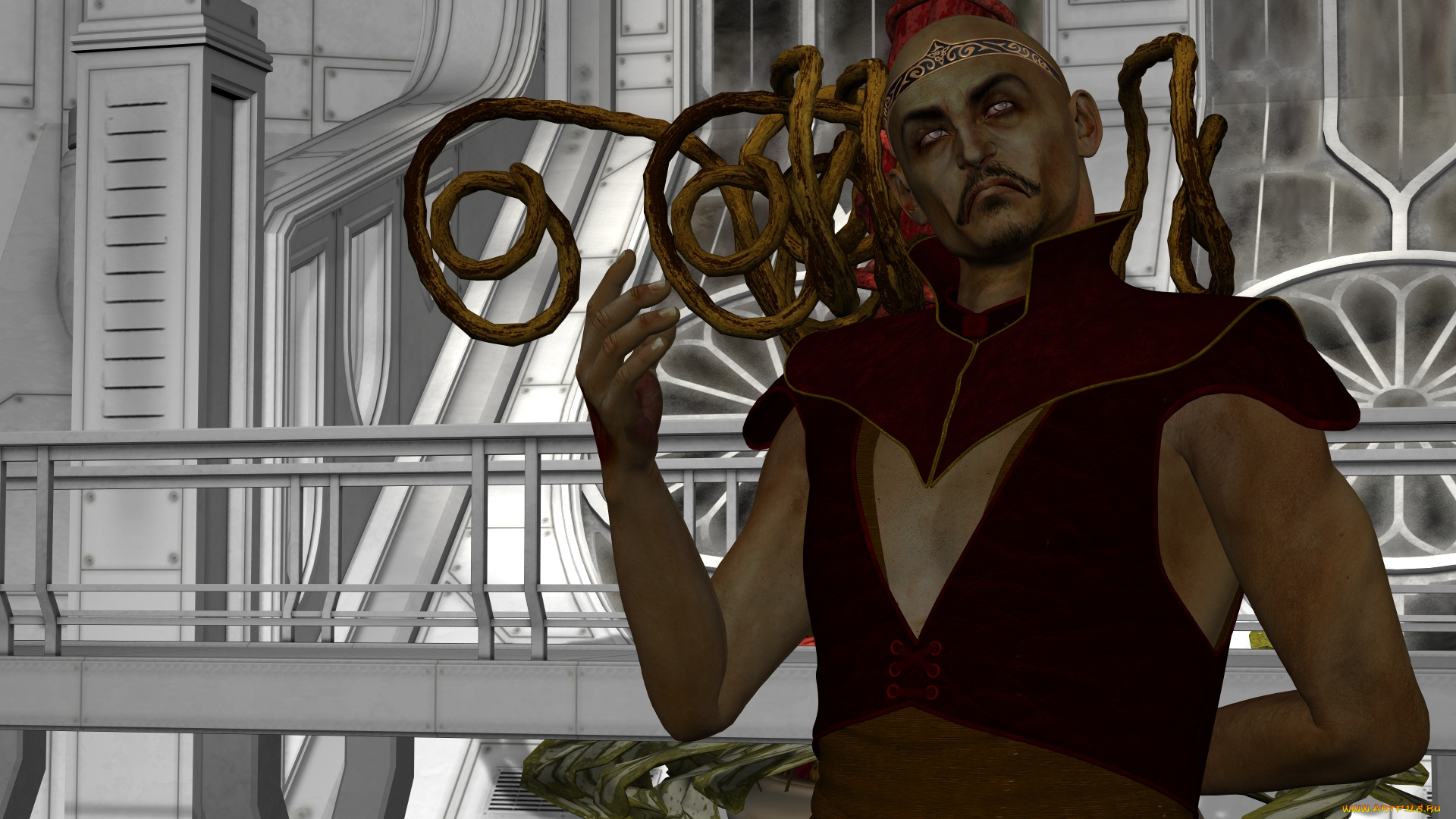 3д, графика, фантазия, , fantasy, взгляд, фон, мужчина