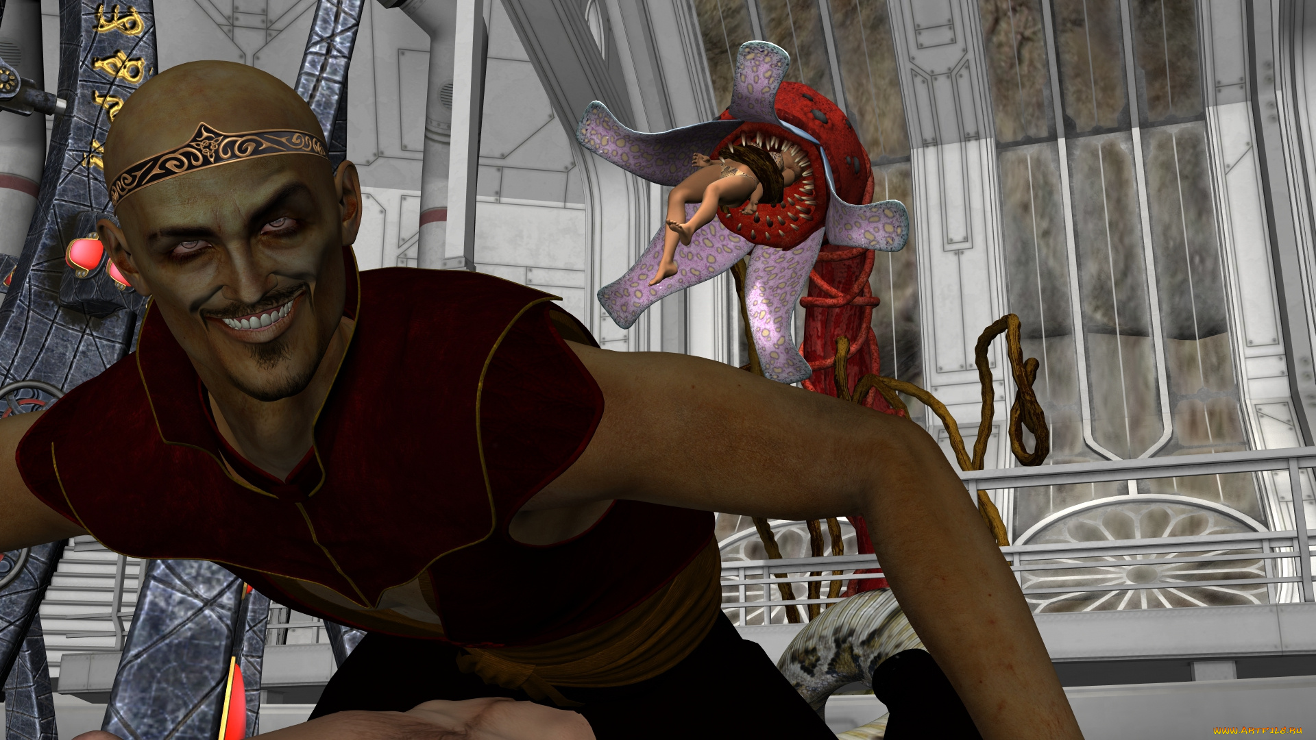 3д, графика, фантазия, , fantasy, взгляд, фон, мужчина