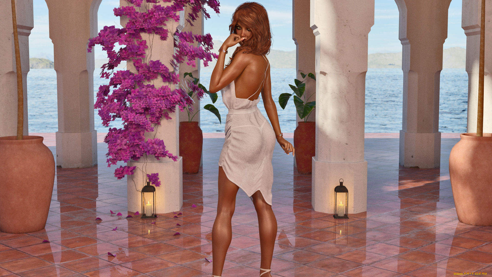 3д, графика, люди, , people, фон, взгляд, девушка