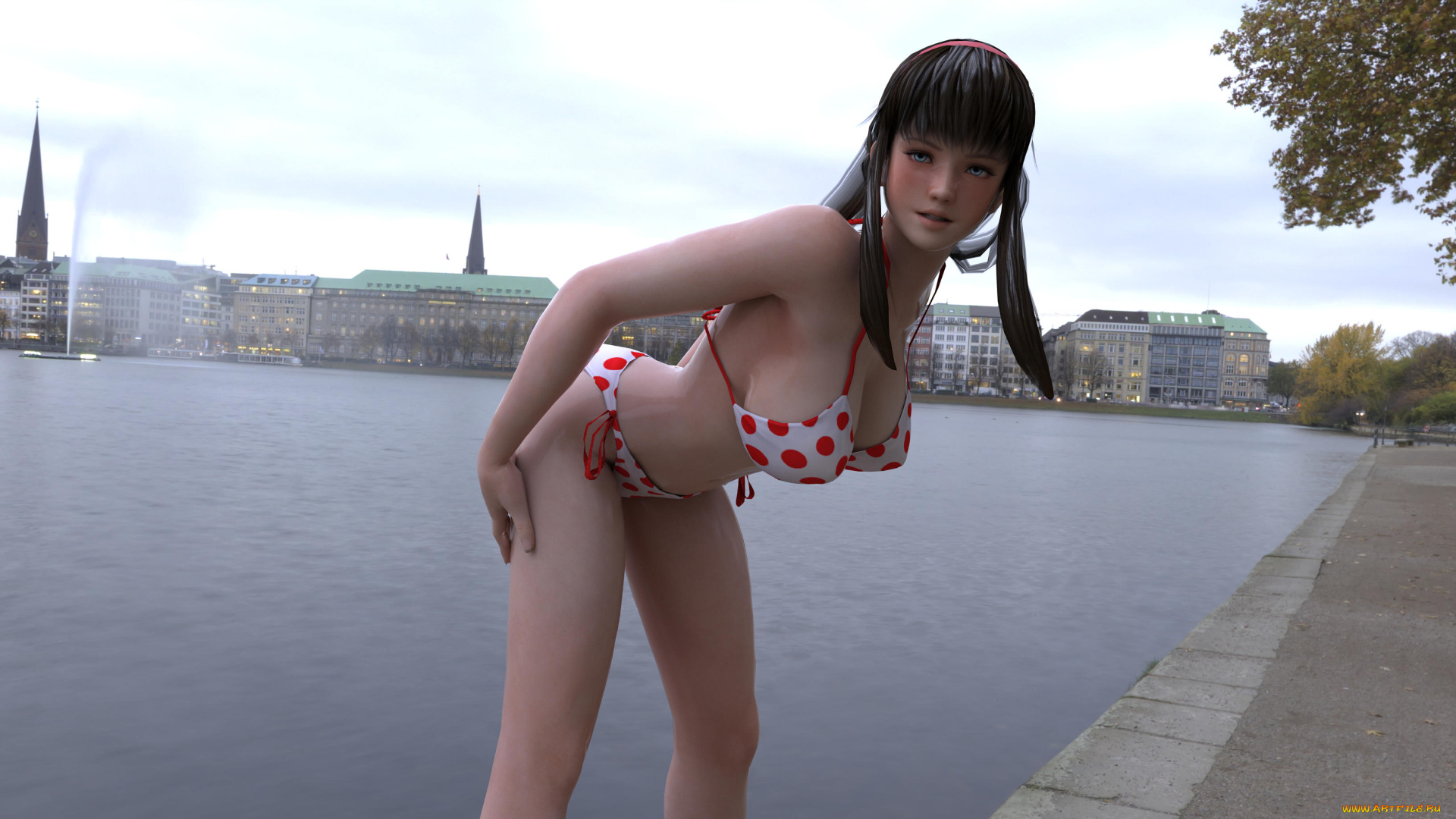 3д, графика, люди, , people, взгляд, девушка, фон