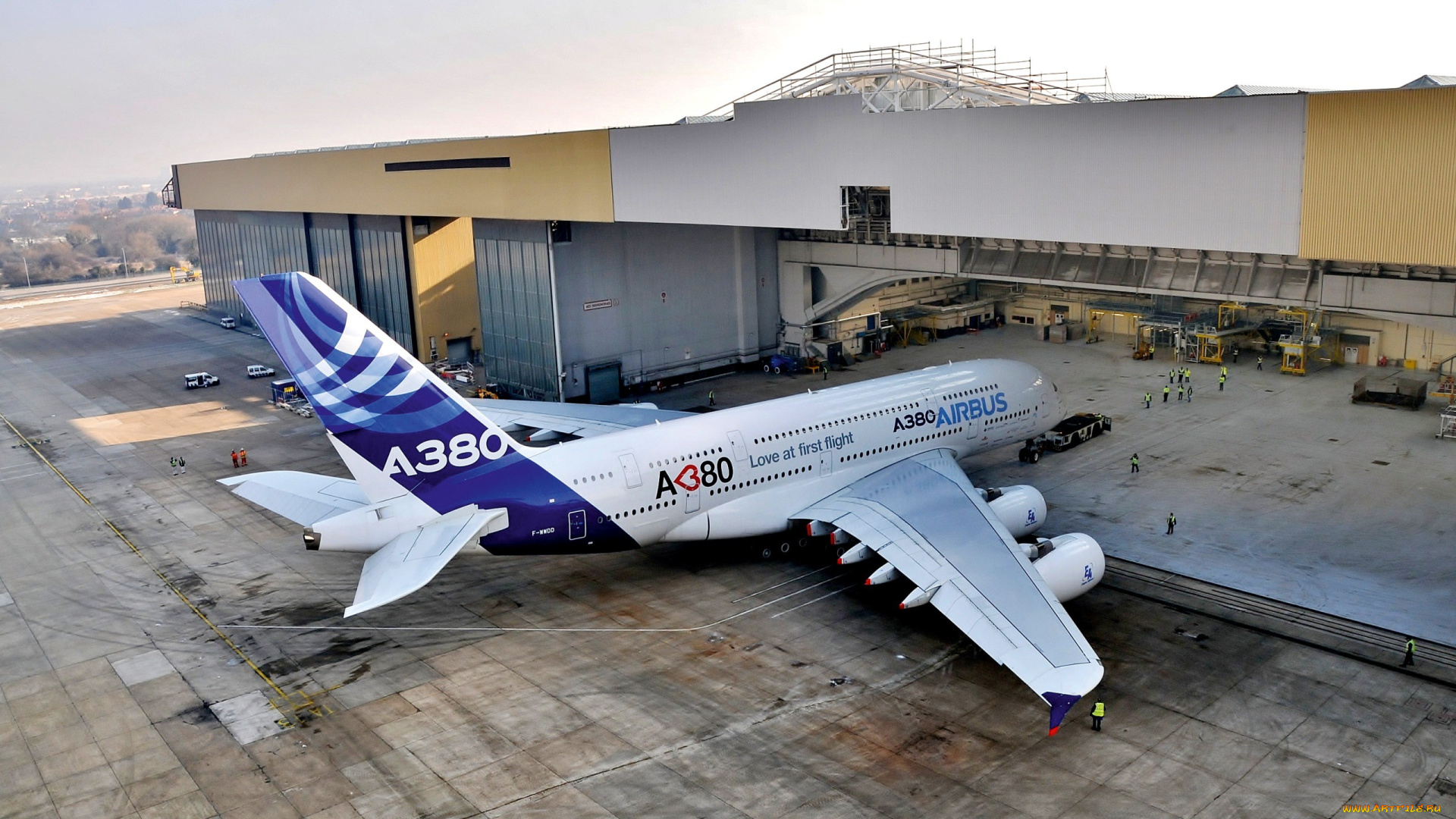 airbus, a380, авиация, пассажирские, самолёты, самолет, пассажирский, airbus, a380, аэропорт, ангар, гражданская