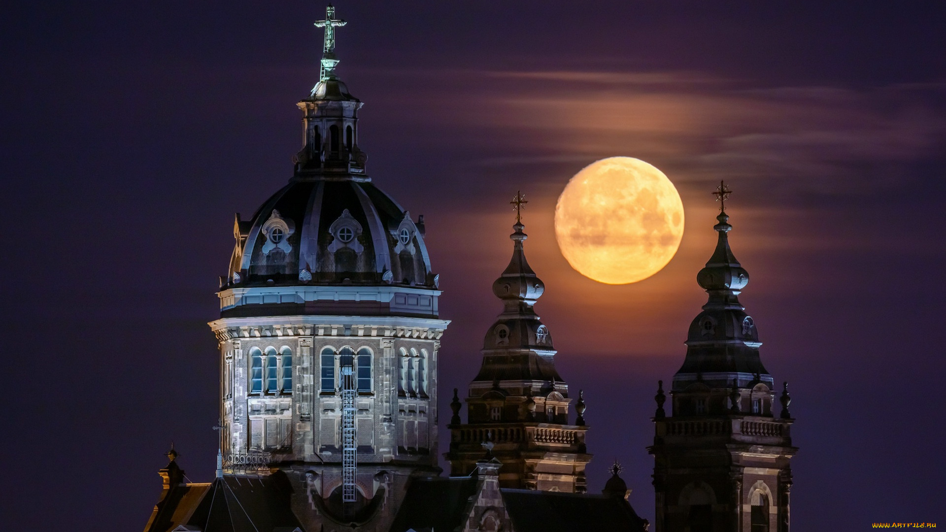 города, -, православные, церкви, , монастыри, st, nicholas, church, netherlands, amsterdam