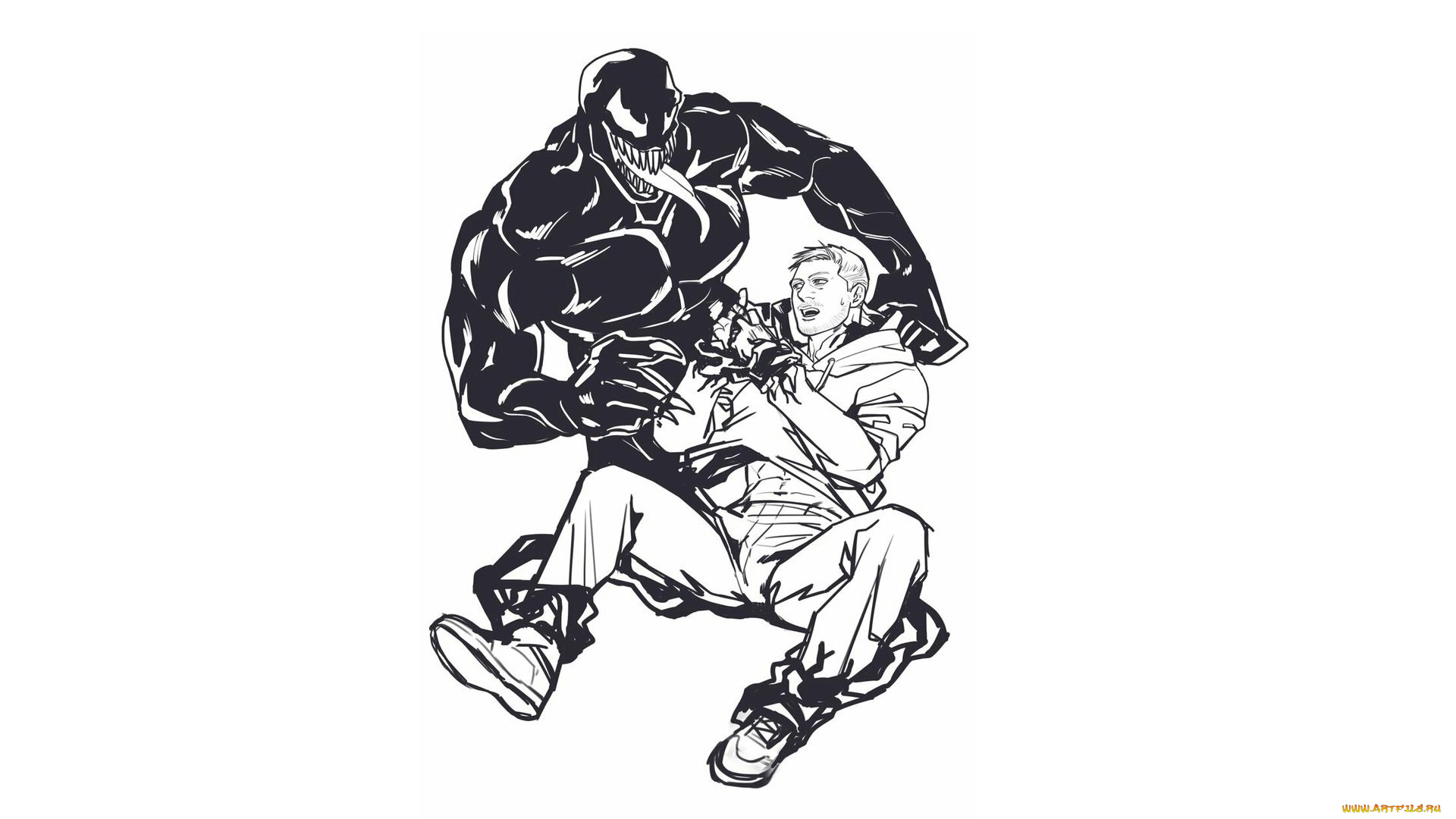 рисованное, кино, эдди, брок, веном