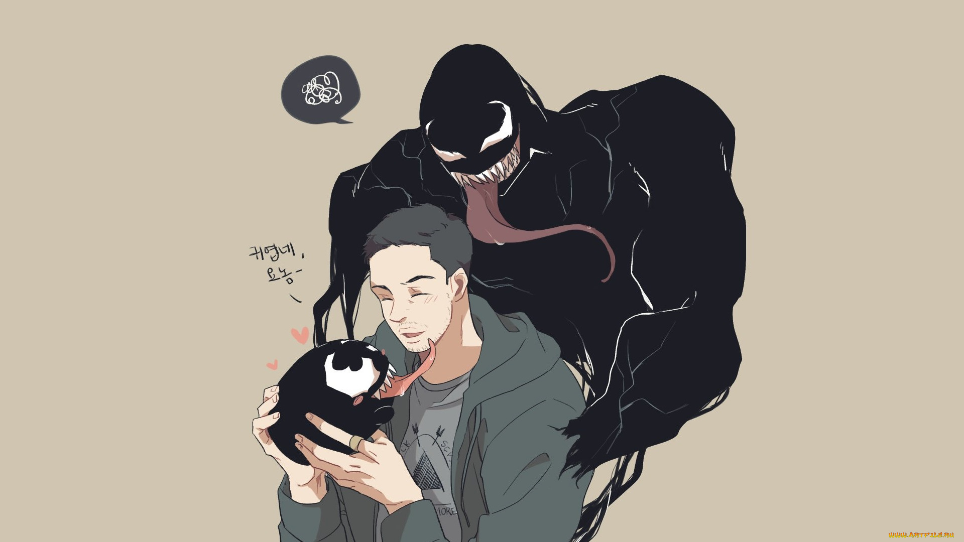 рисованное, кино, эдди, брок, веном