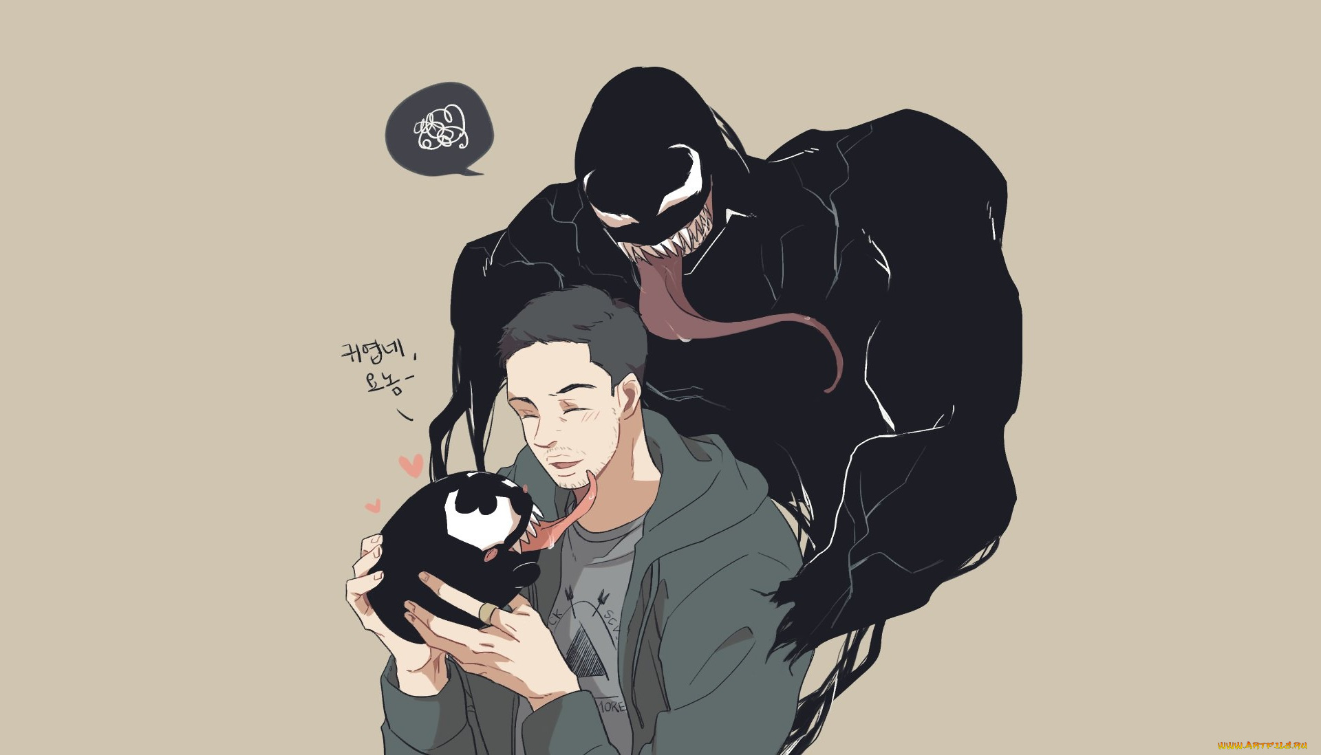 рисованное, кино, эдди, брок, веном