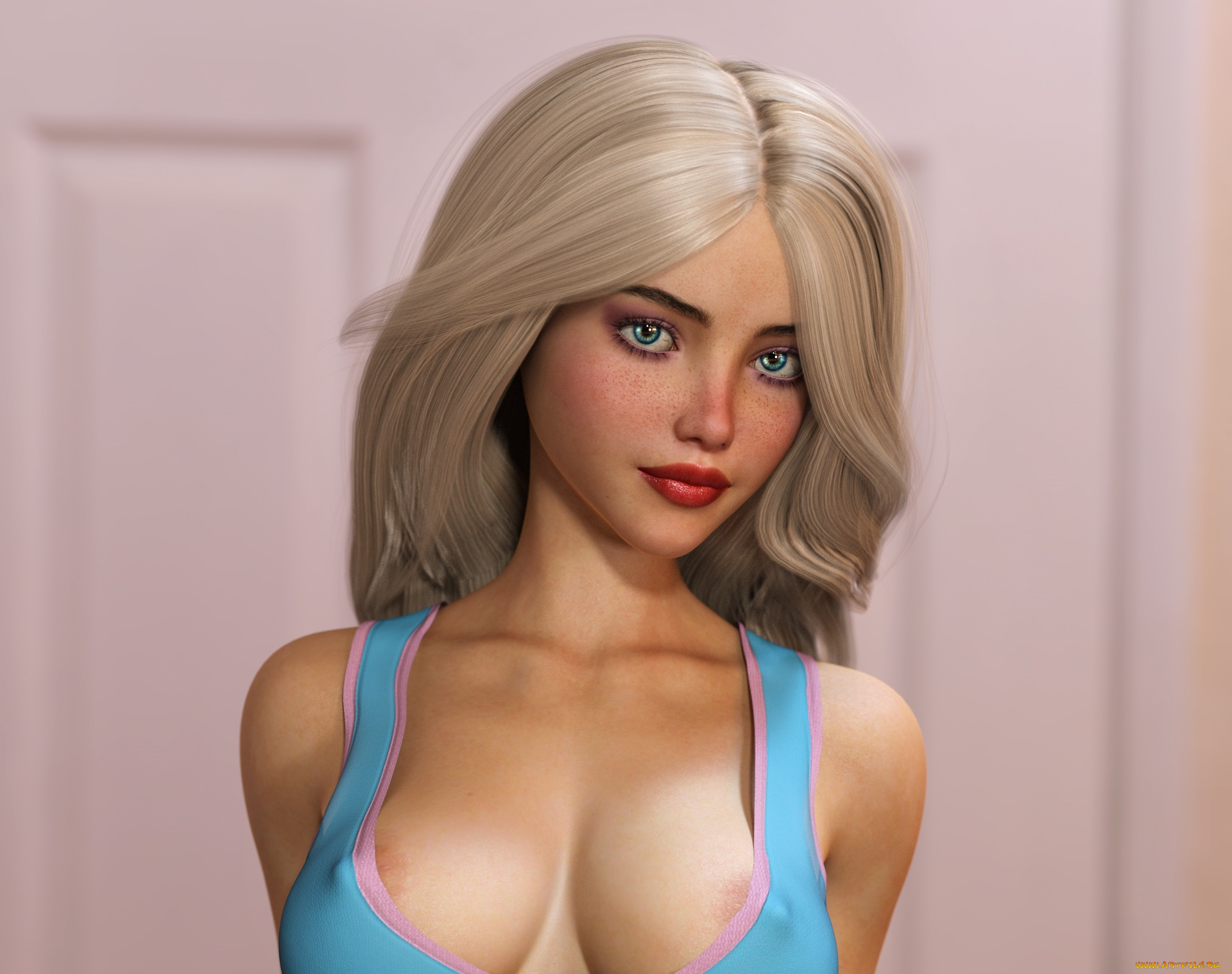 3д, графика, люди, , people, девушка, взгляд, фон