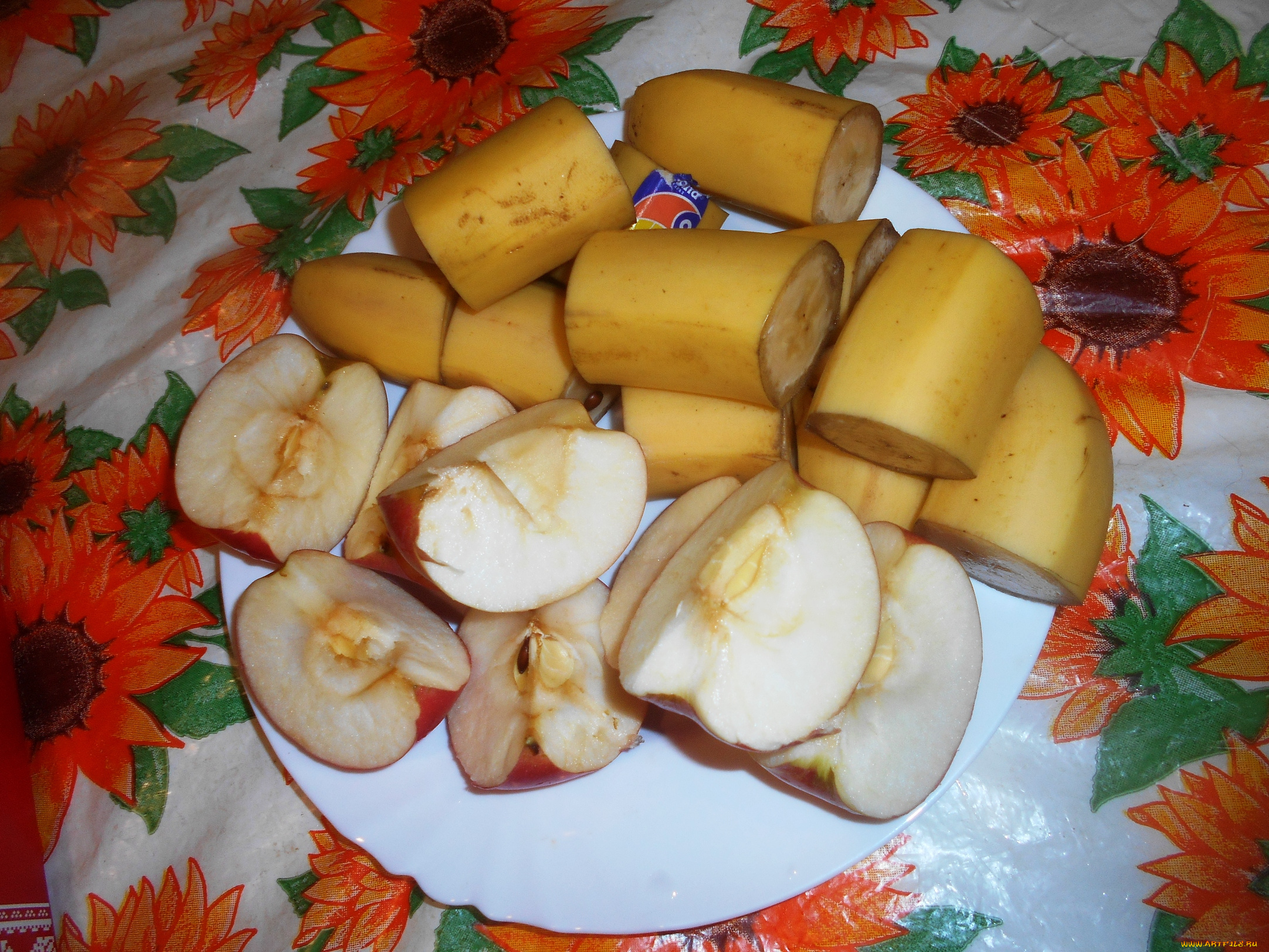 еда, бананы, яблоки