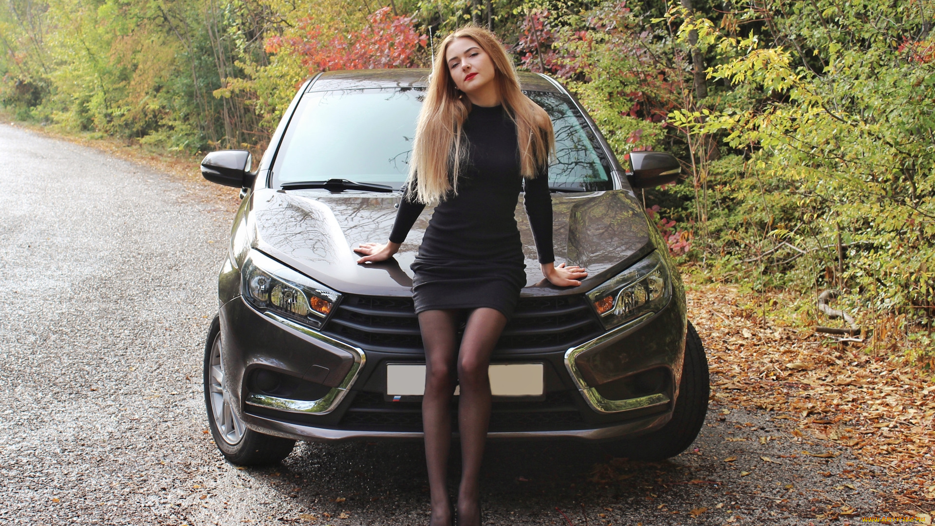 лада, веста, автомобили, -авто, с, девушками, лада, веста, автомобиль, ваз, девушка, дорога