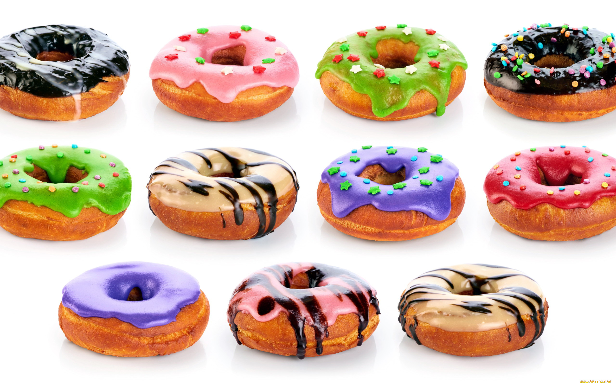 еда, хлеб, , выпечка, пончики, ассорти