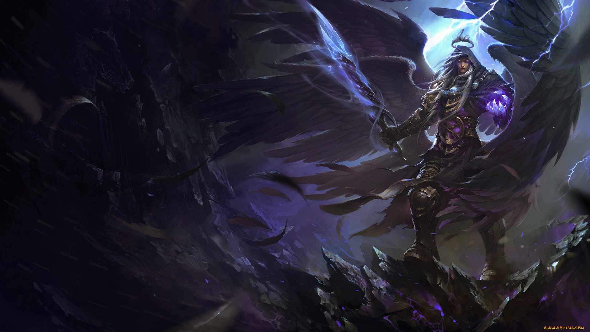 видео, игры, ---другое, падение, ангела