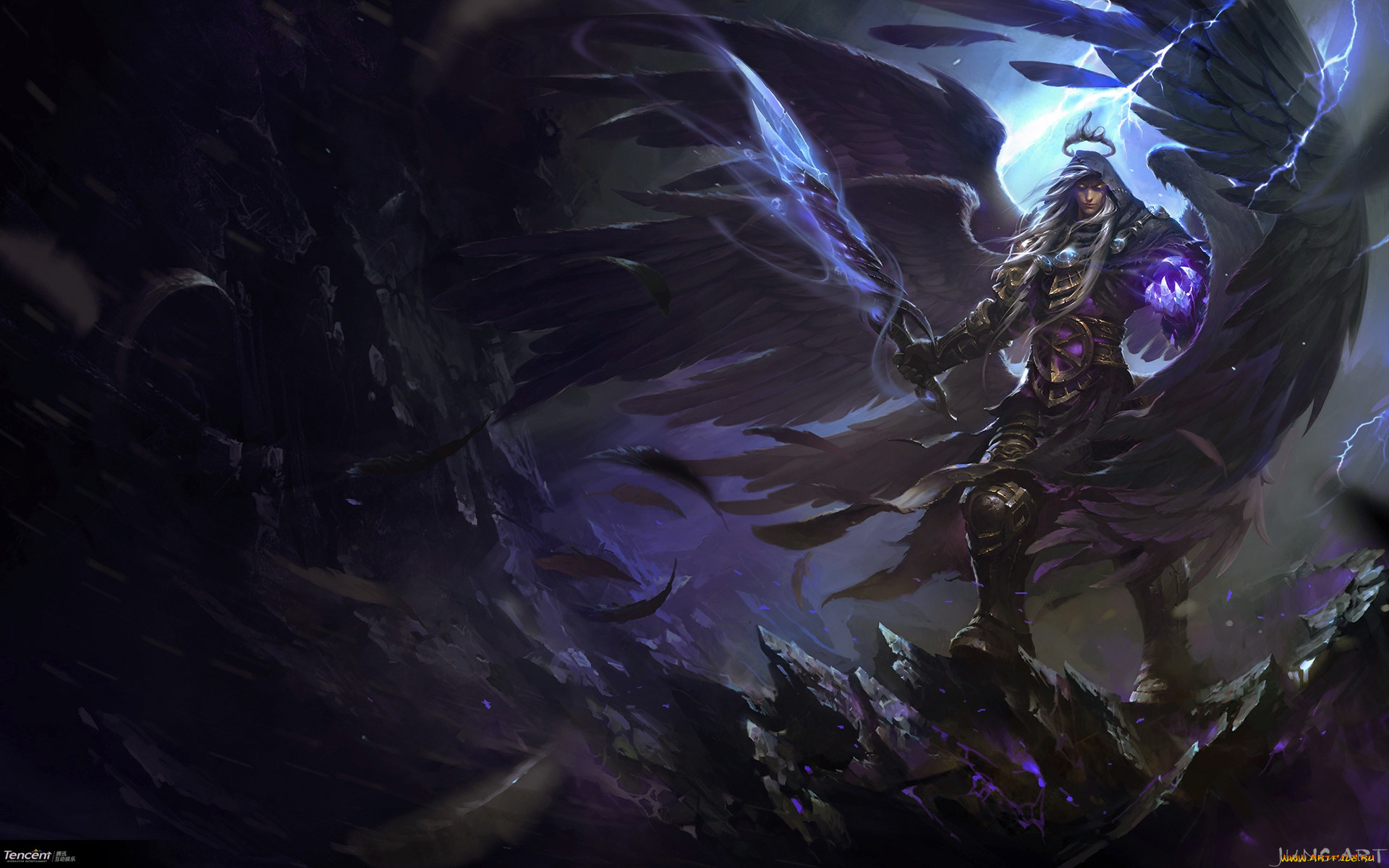 видео, игры, ---другое, падение, ангела