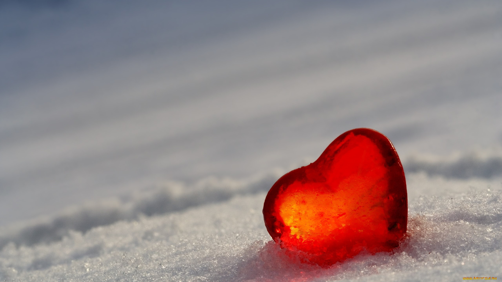 праздничные, день, святого, валентина, , сердечки, , любовь, сердечко, снег