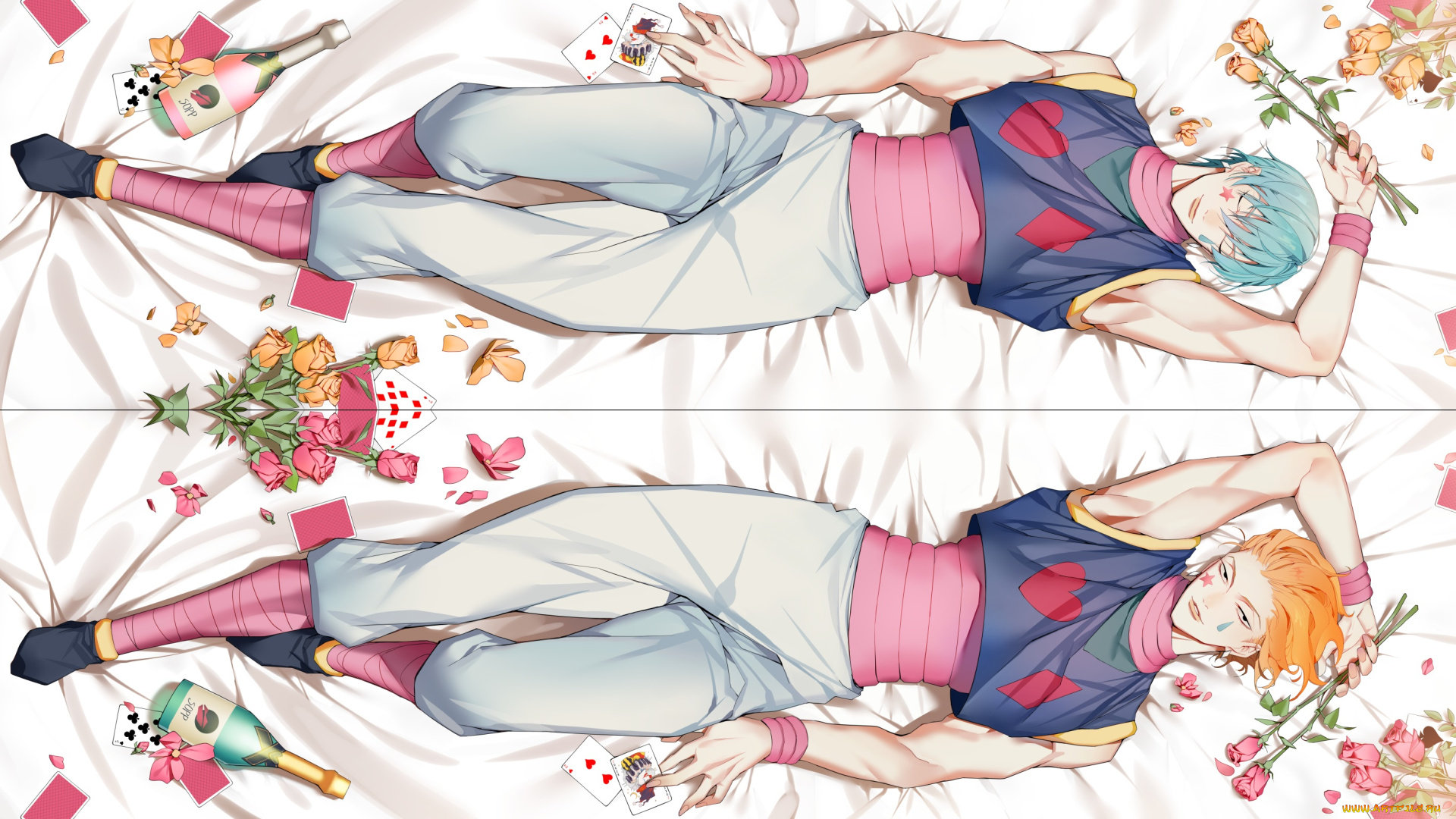 аниме, hunter, x, hunter, хисока