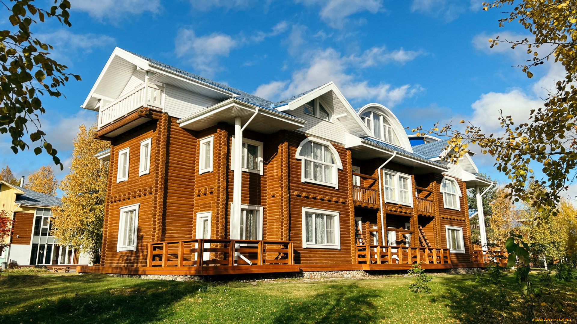 города, -, здания, , дома, достопримечательность, архангельская, область, россия