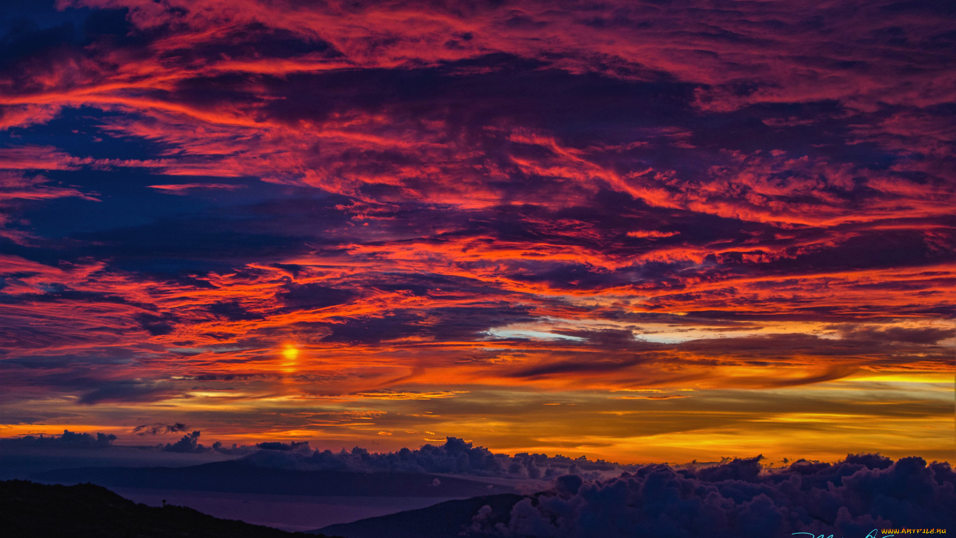 природа, восходы, закаты, небо, закат