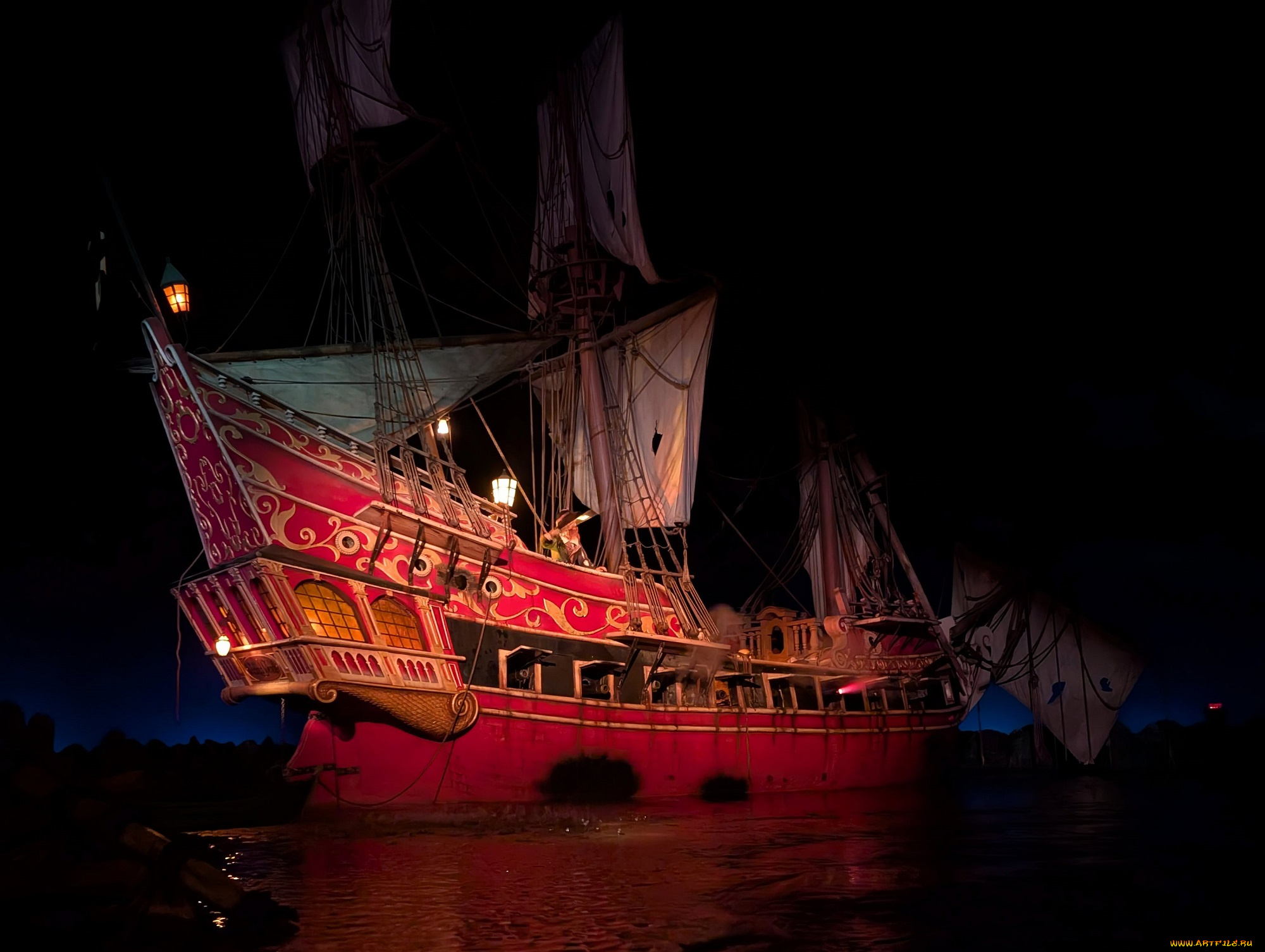 корабли, парусники, парусник