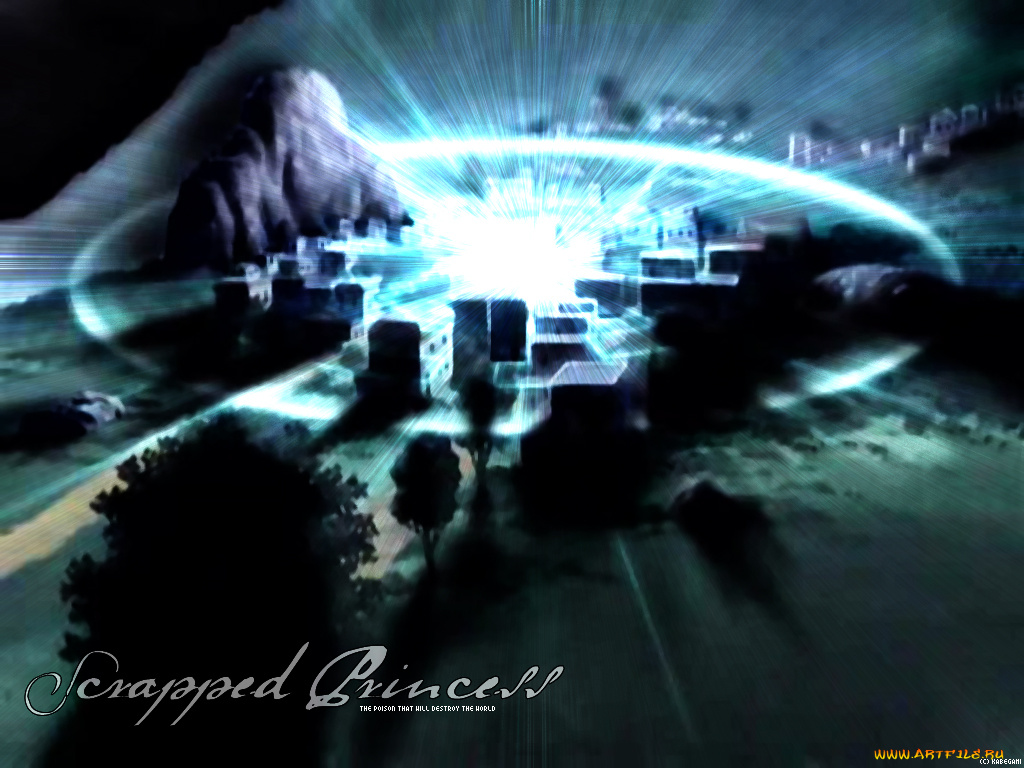 аниме, scrapped, princess