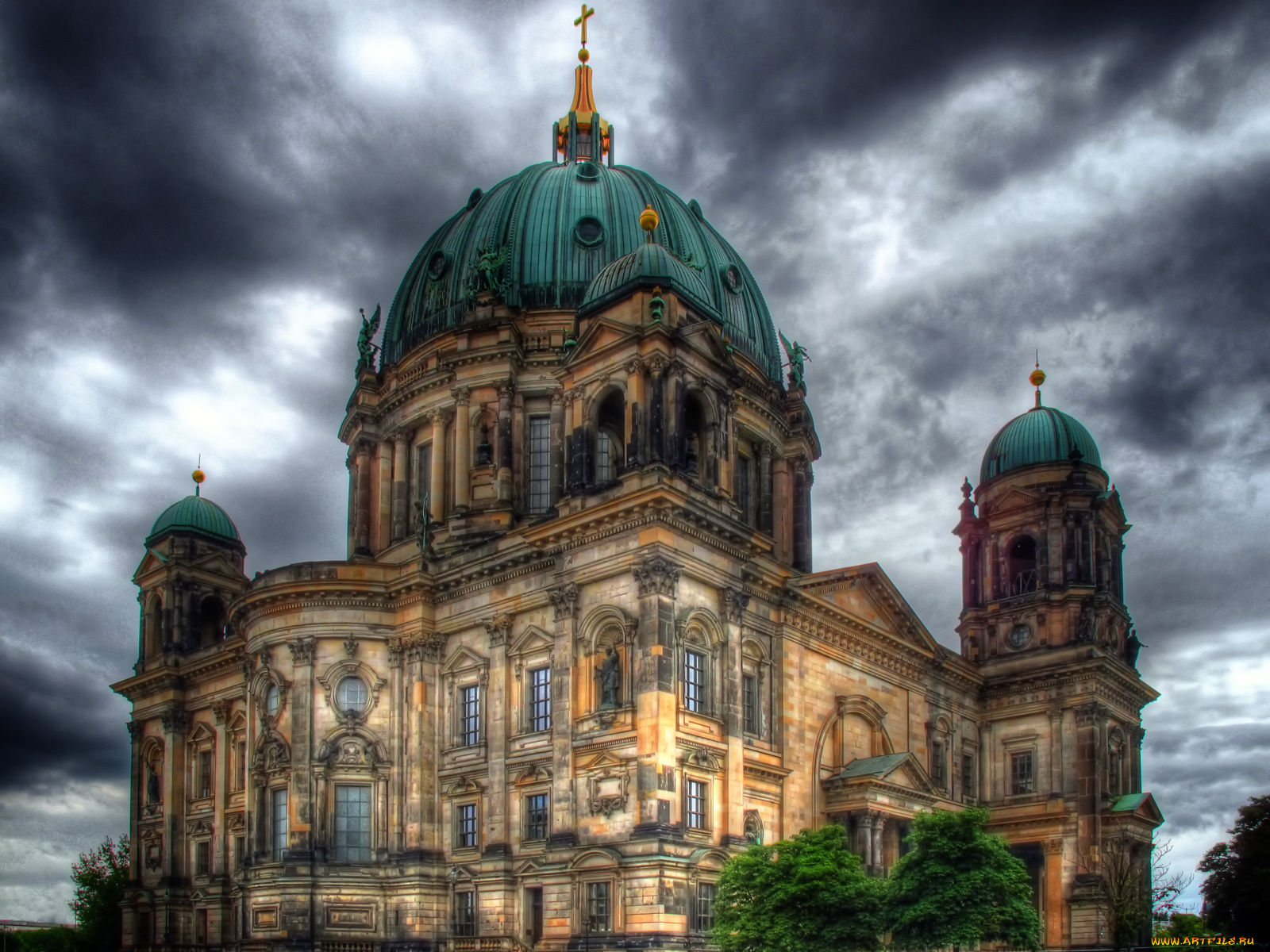 города, берлин, германия