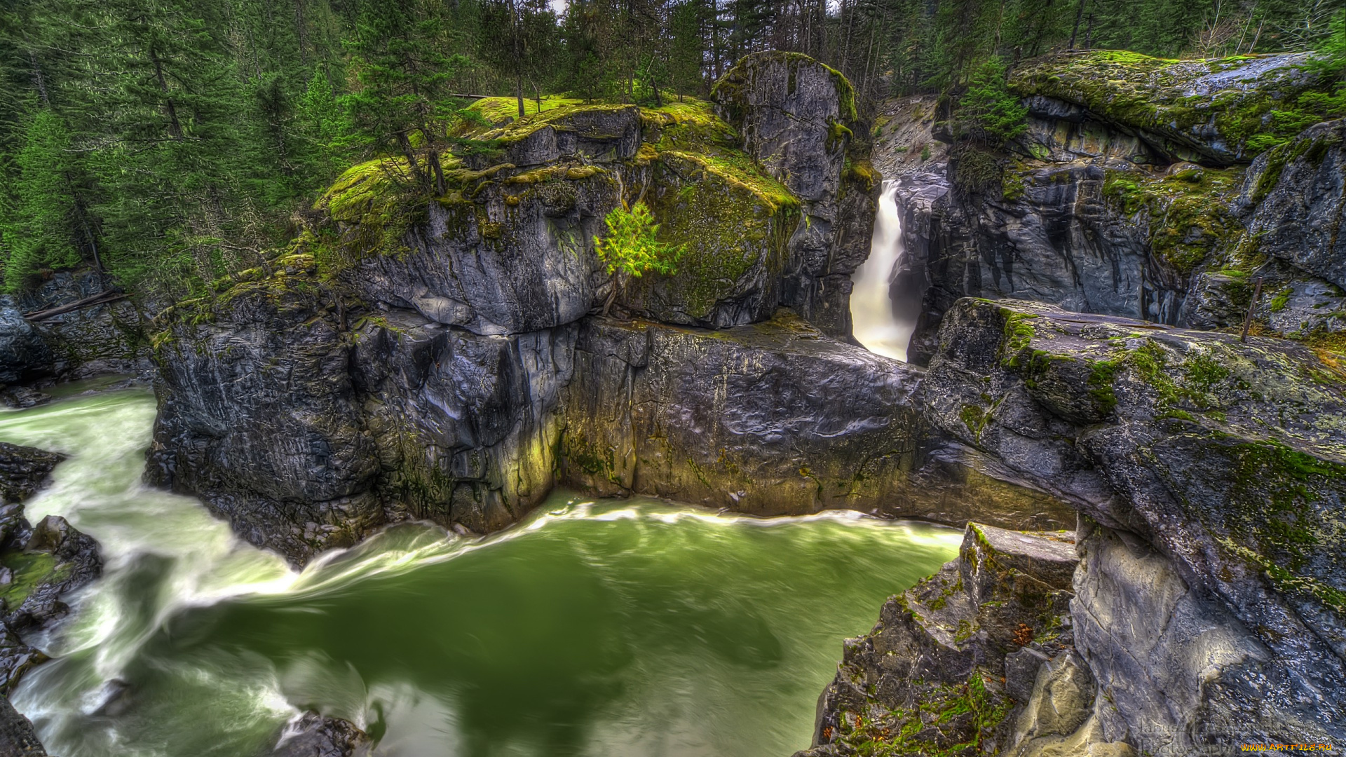 природа, водопады