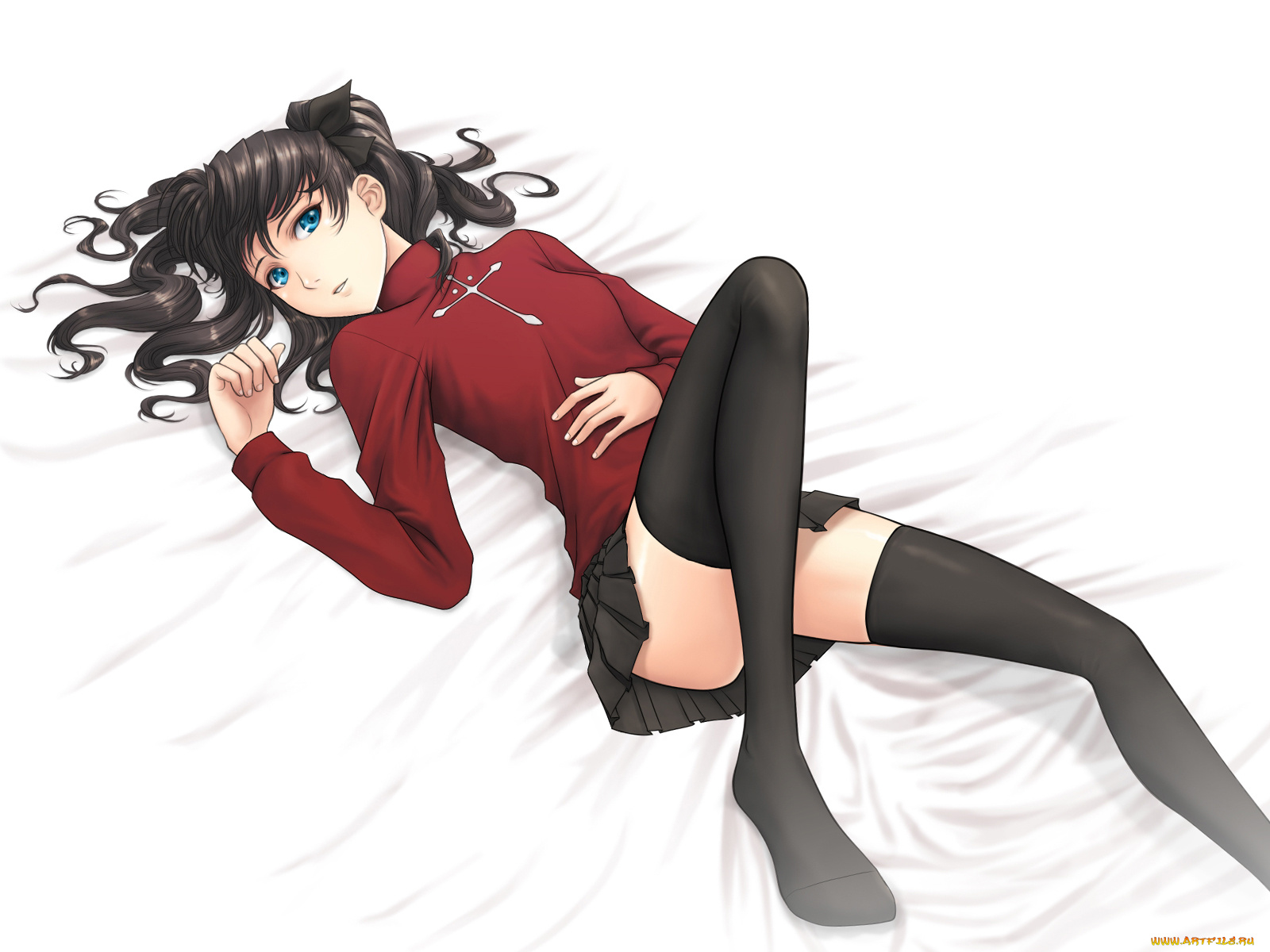 tohsaka, rin, аниме, fate, stay, night