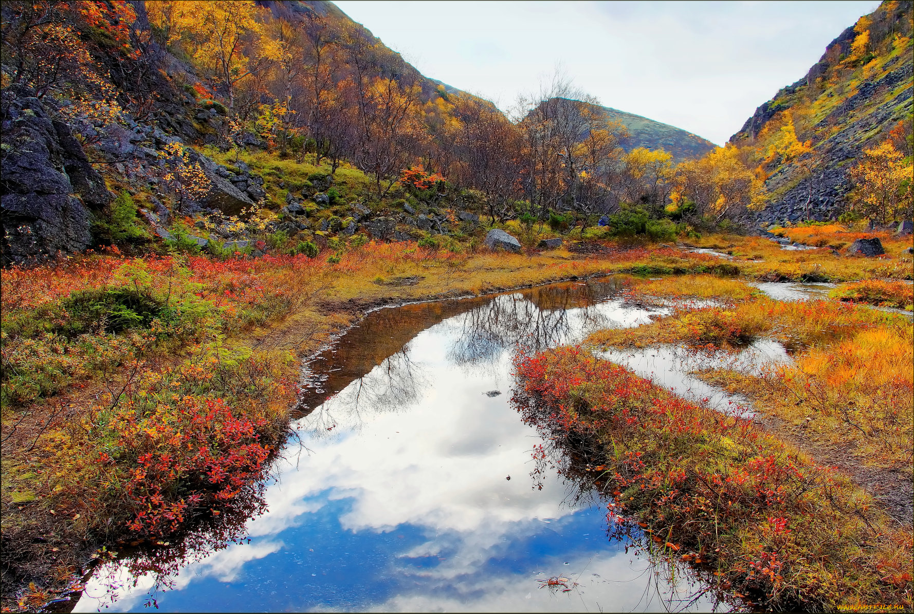 природа, реки, озера, hdr