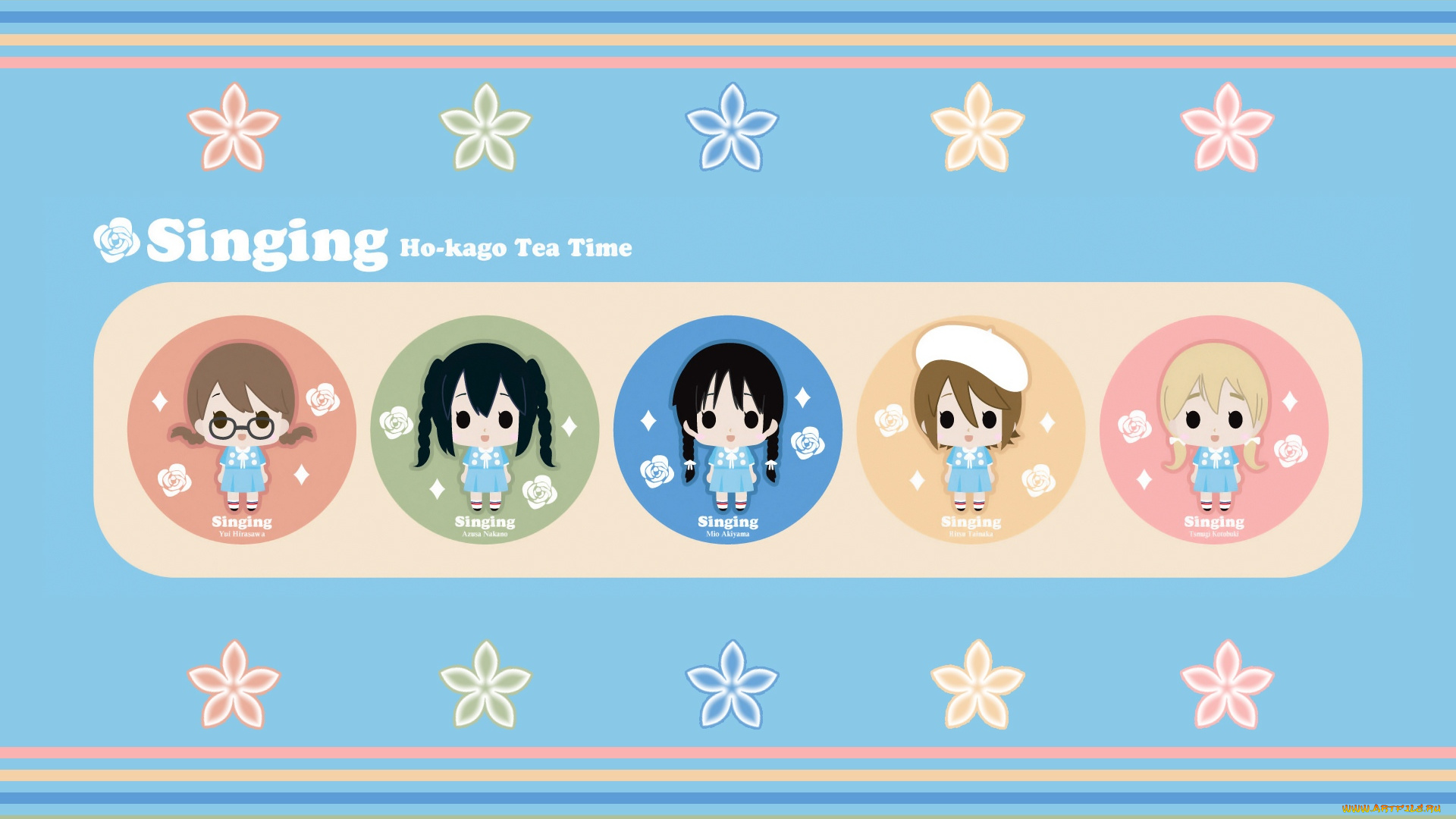 аниме, on, k-on