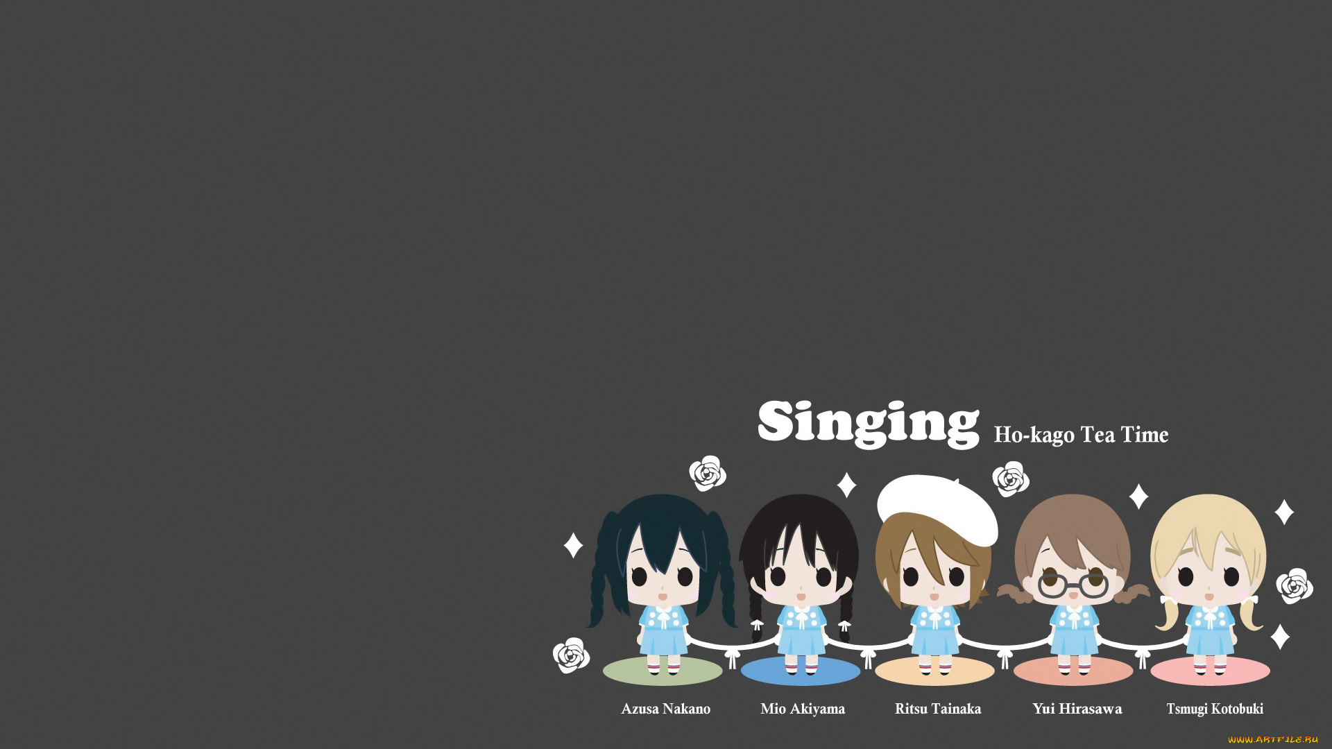аниме, on, k-on