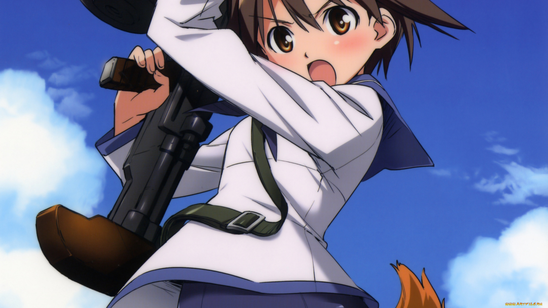 аниме, strike, witches