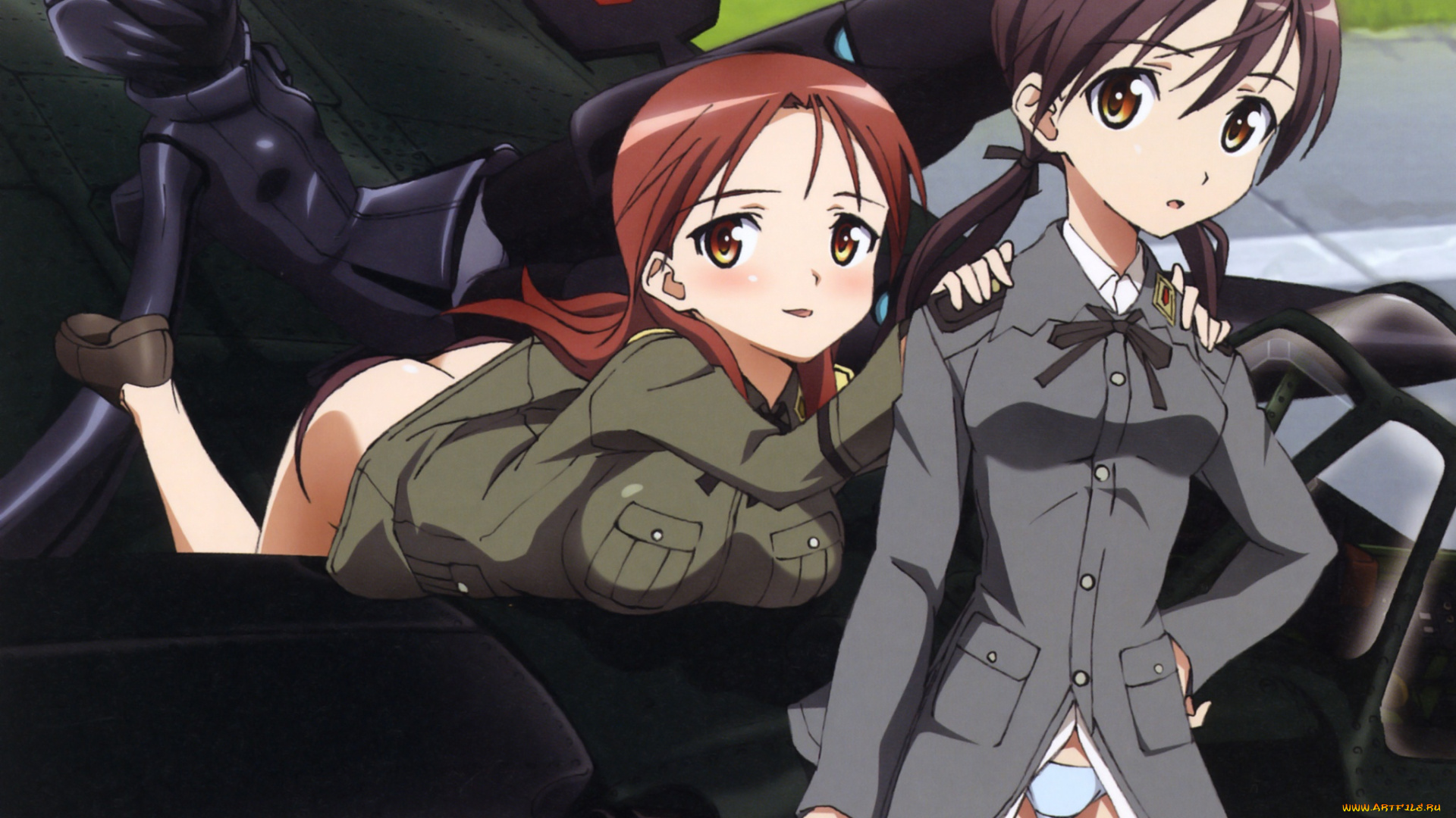 аниме, strike, witches