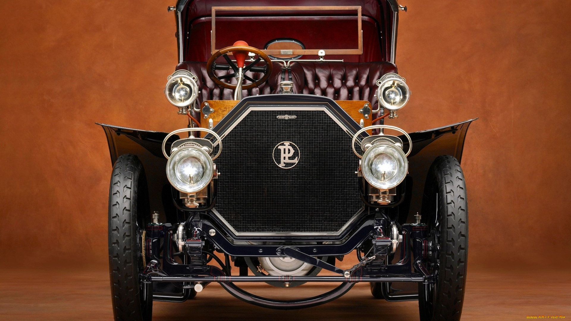 автомобили, классика, коричневый, фон