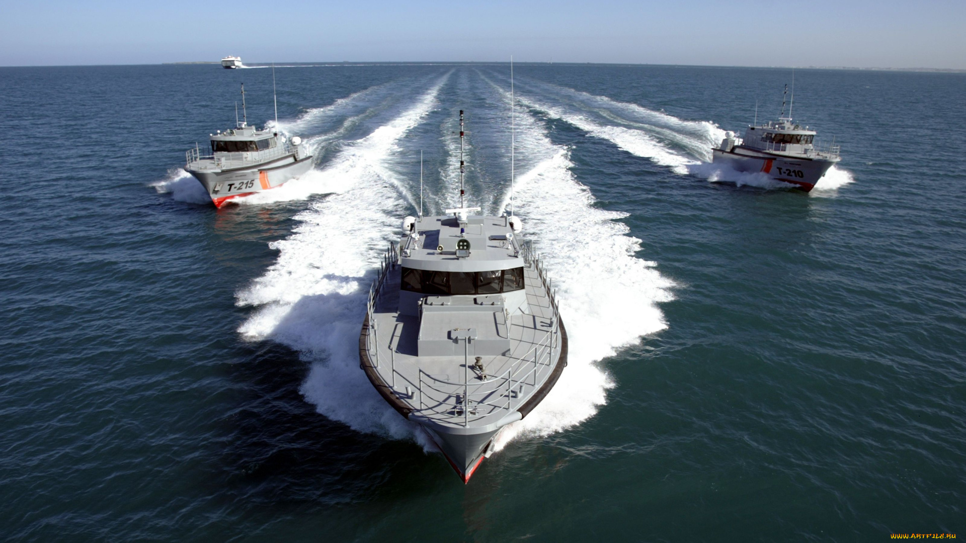 корабли, катера, море