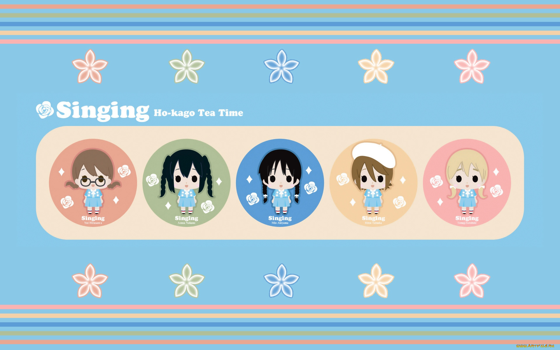 аниме, on, k-on