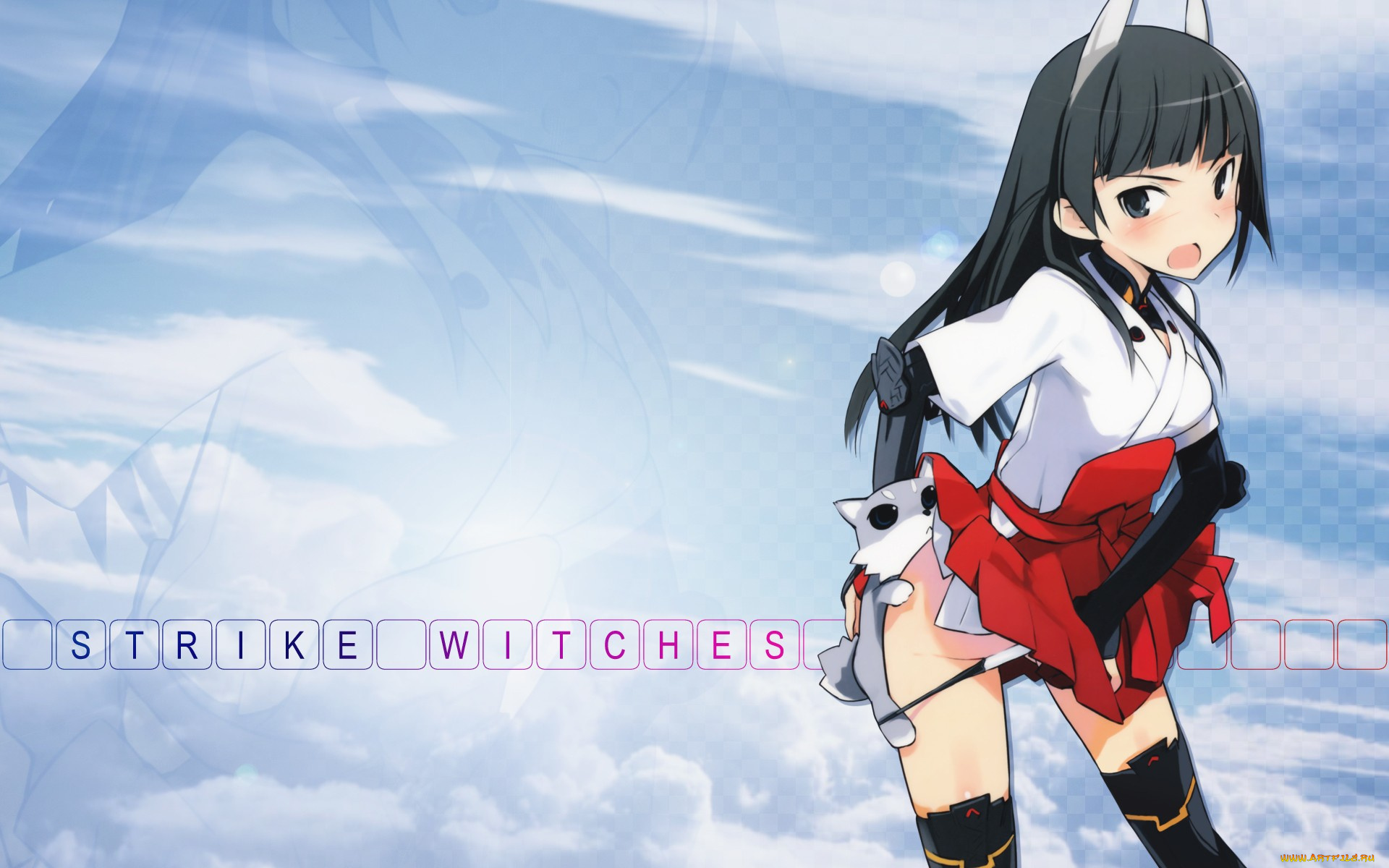 аниме, strike, witches