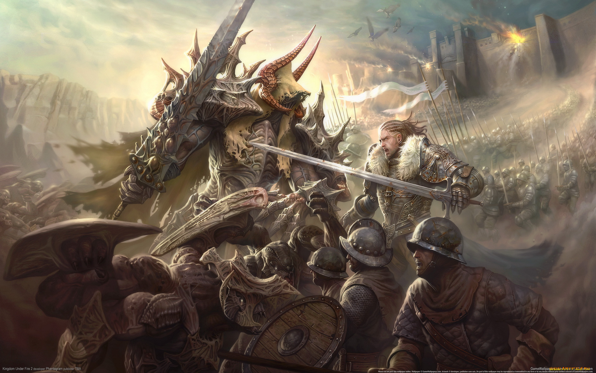 kingdom, under, fire, ii, видео, игры, битва