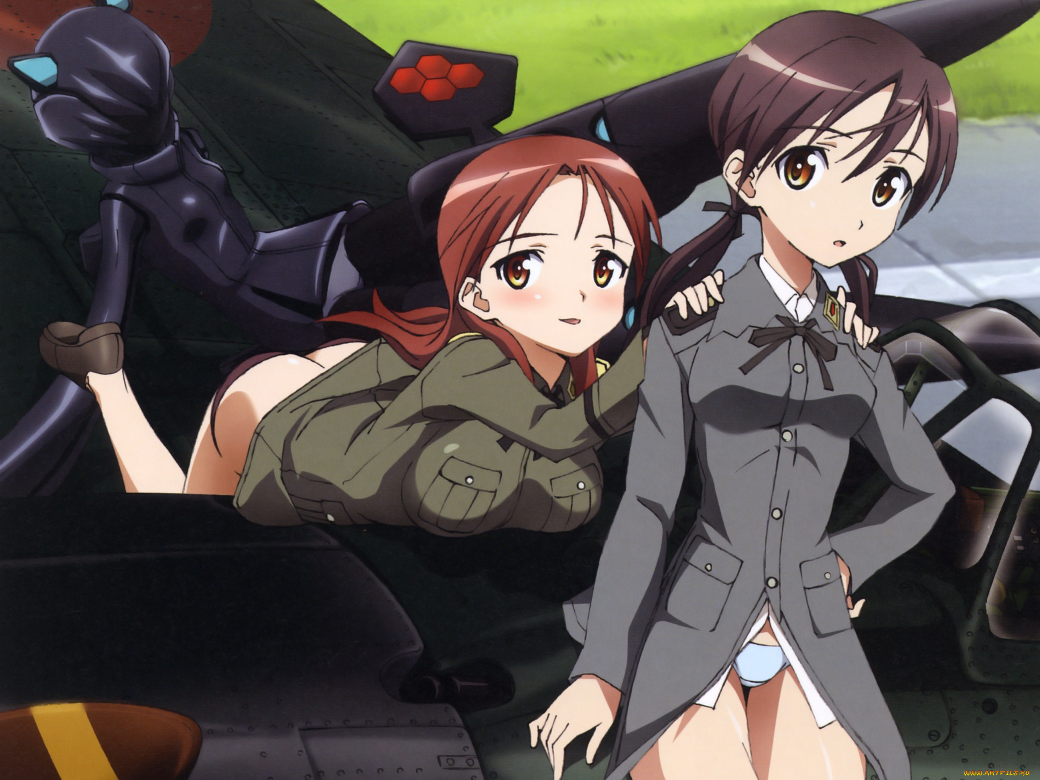 аниме, strike, witches