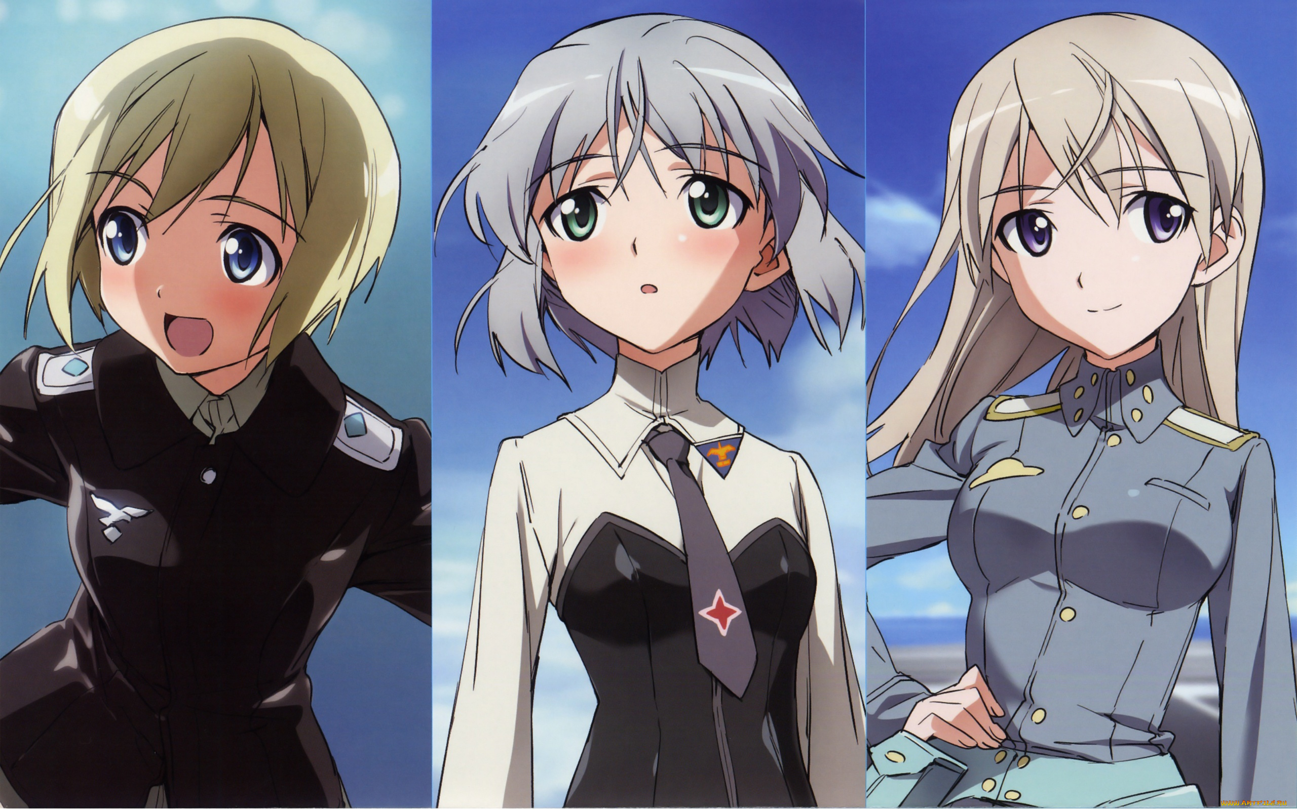 аниме, strike, witches
