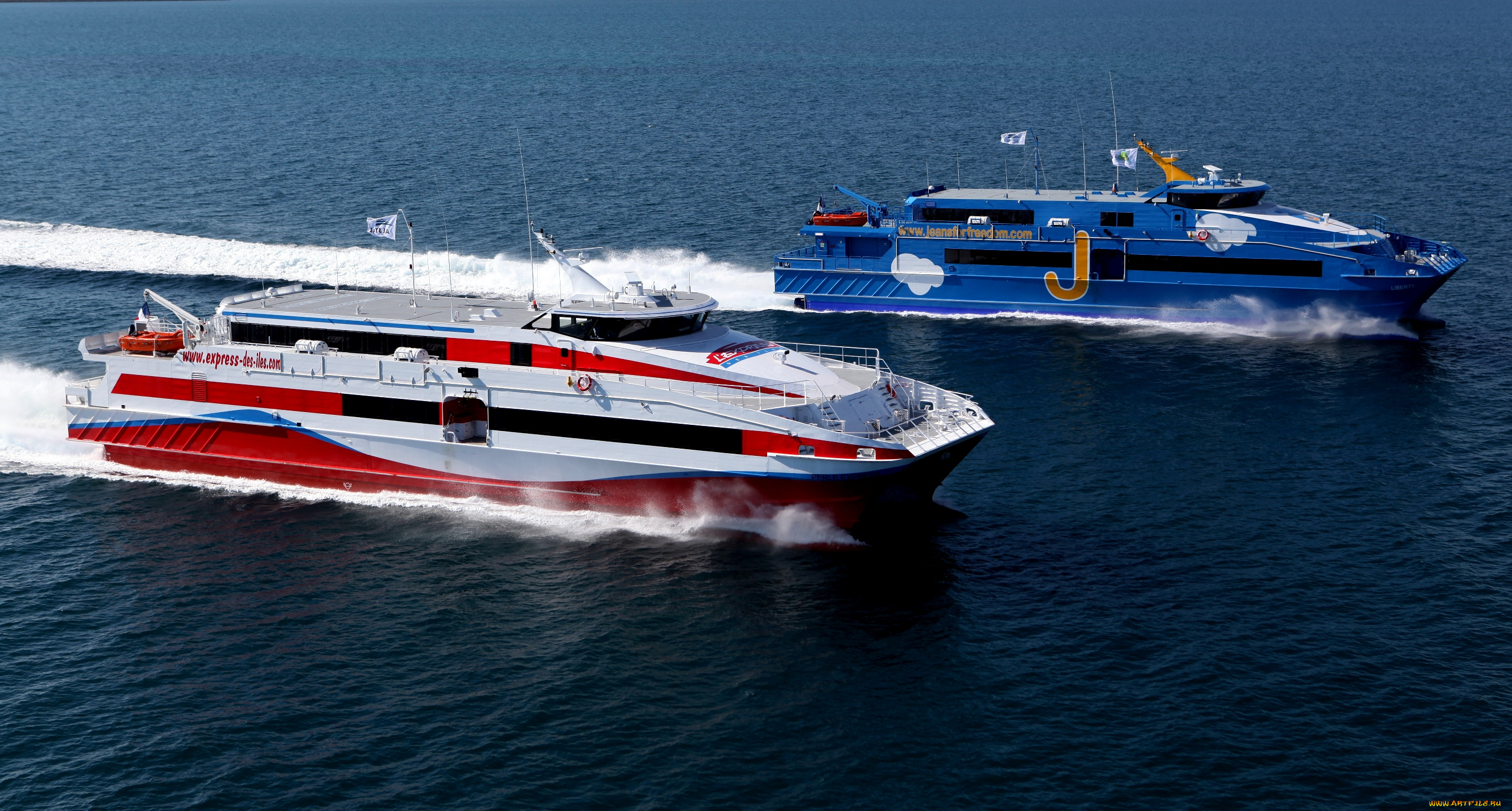 корабли, катамараны, тримараны, море