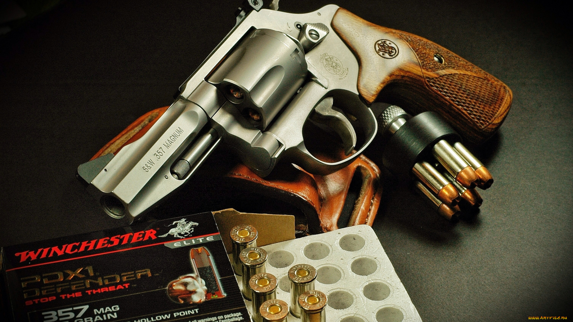 оружие, револьверы, барабан, пули