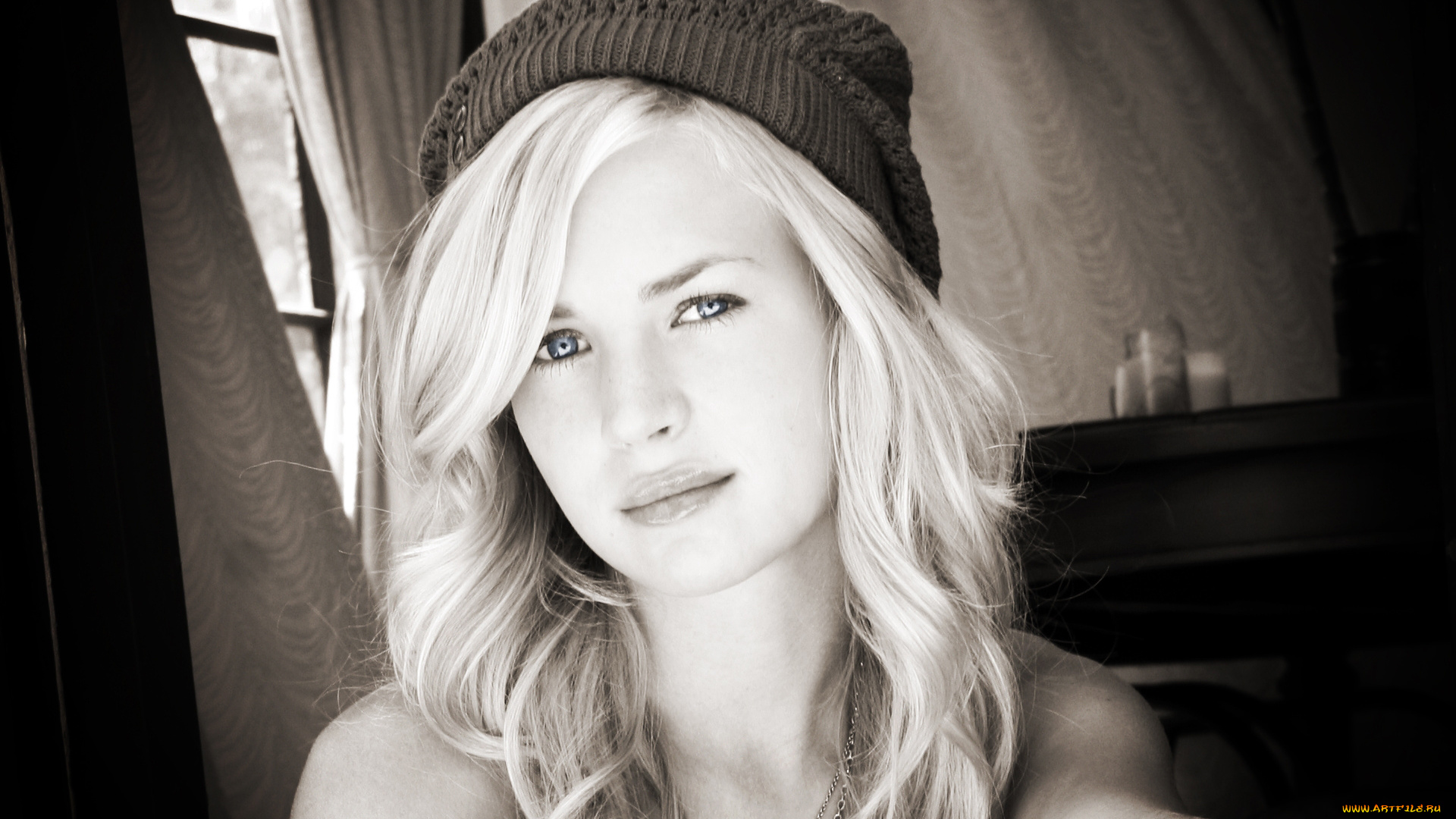 Britt, Robertson, девушки, черно-белое, фото