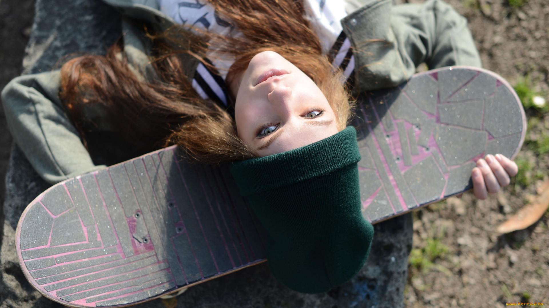 Zuzana, Smrigova, девушки, скейт, скейтборд, шапка