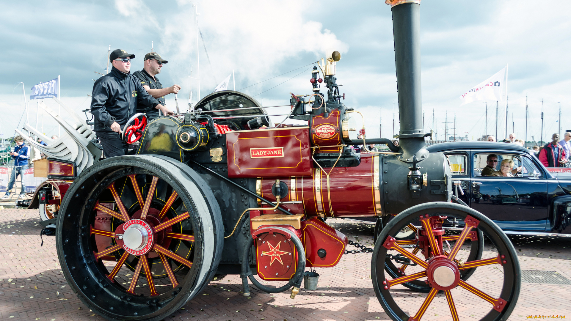 aveling, &, porter, `lady, jane`, traction, engine, 1928, техника, тракторы, трактор, паровой