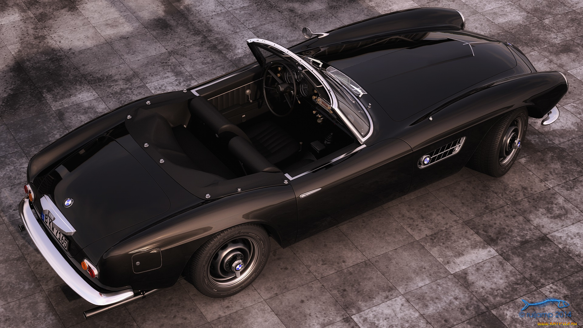 автомобили, 3д, bmw, 507