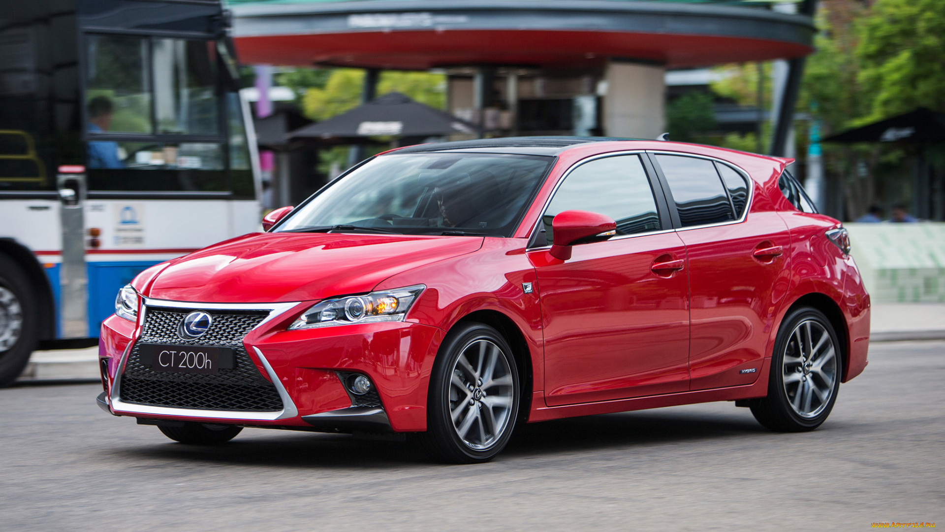 автомобили, lexus, ct, 200h, f-sport, au-spec, 2014, красный