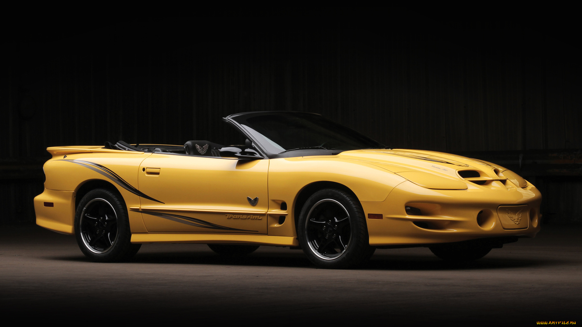 автомобили, pontiac, air, ram, ws6, am, trans, firebird, желтый, convertible, edition, collector