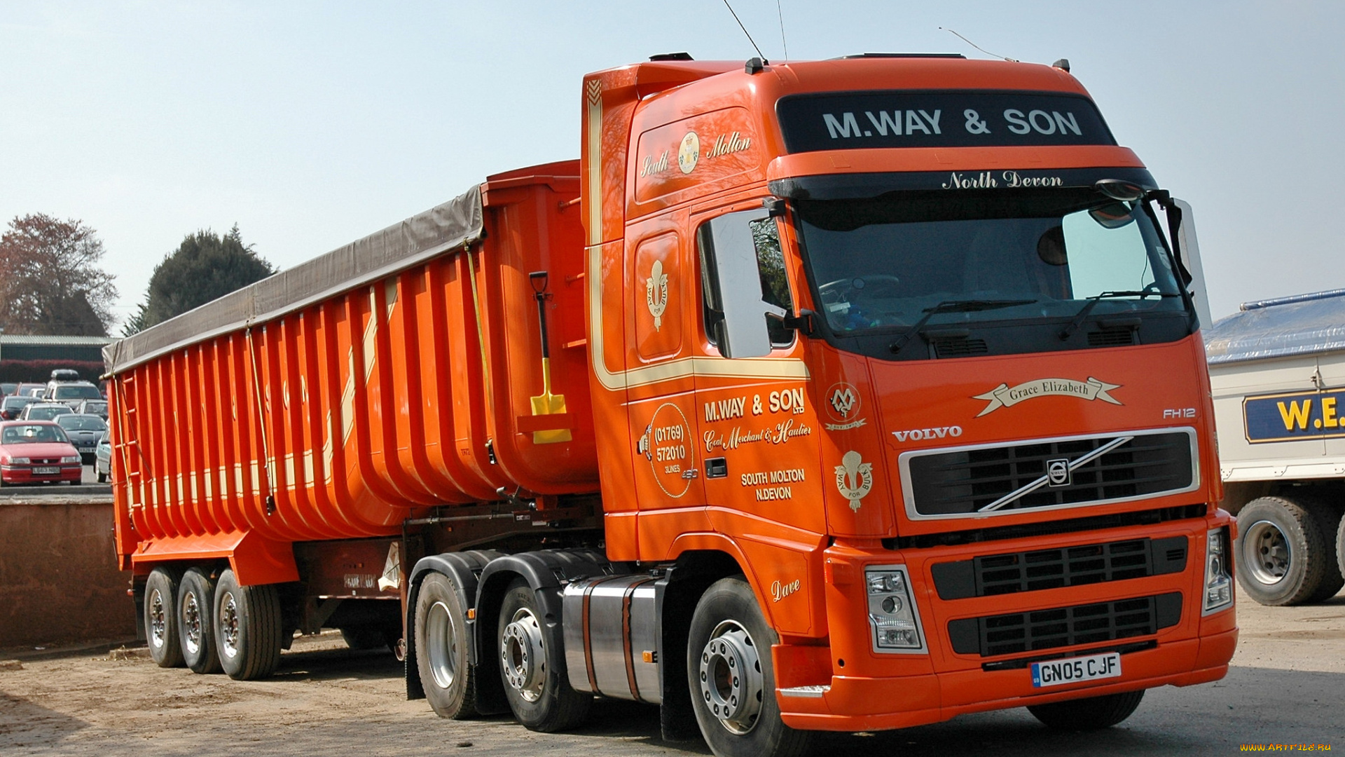 автомобили, volvo, trucks, , выставка, улица, тяжёлый, грузовик, седельный, тягач