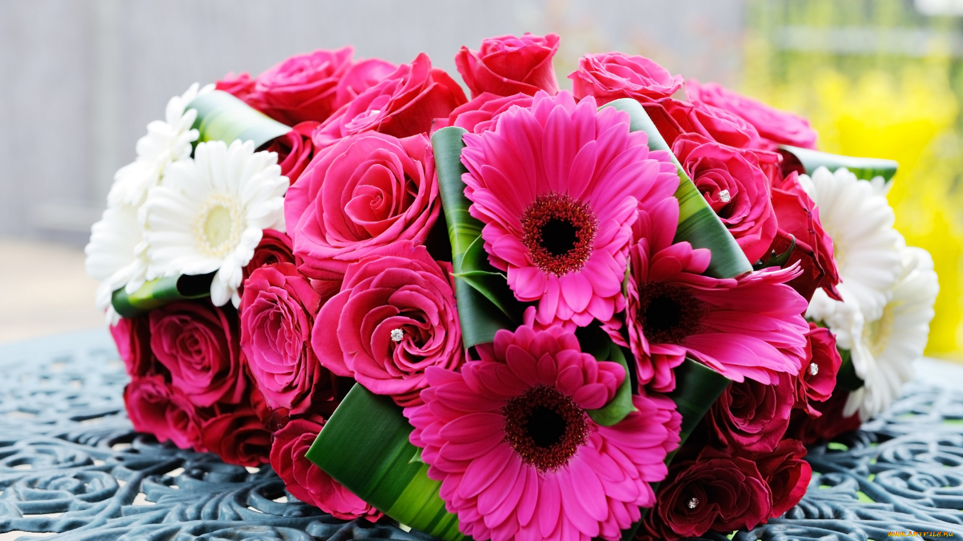 цветы, букеты, , композиции, букет, розы, гербера