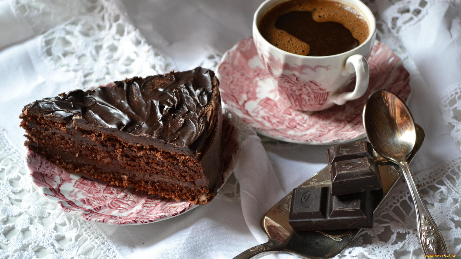еда, разное, кофе, торт