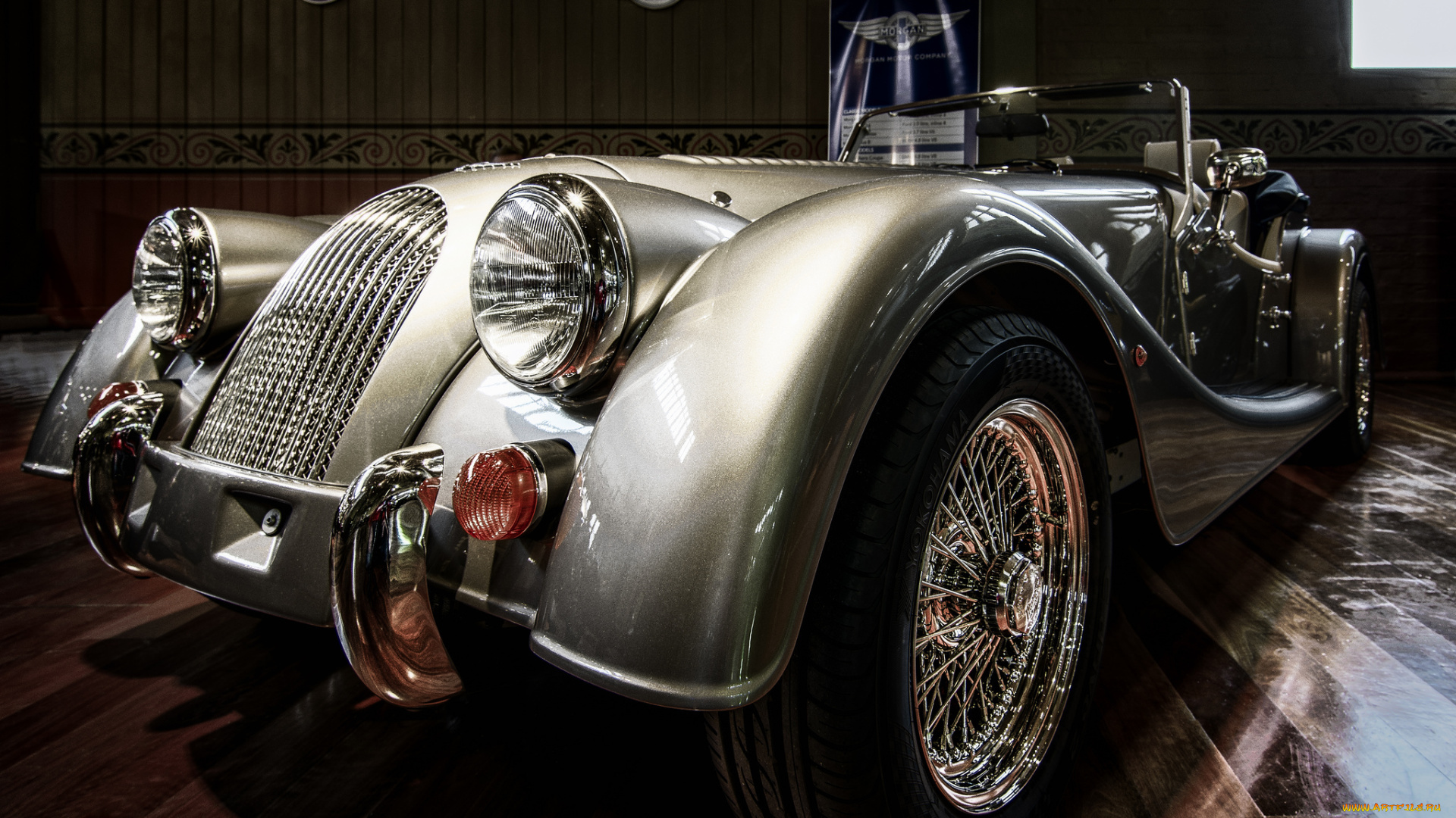 morgan, plus, 4, автомобили, выставки, и, уличные, фото, история, ретро, автошоу, выставка