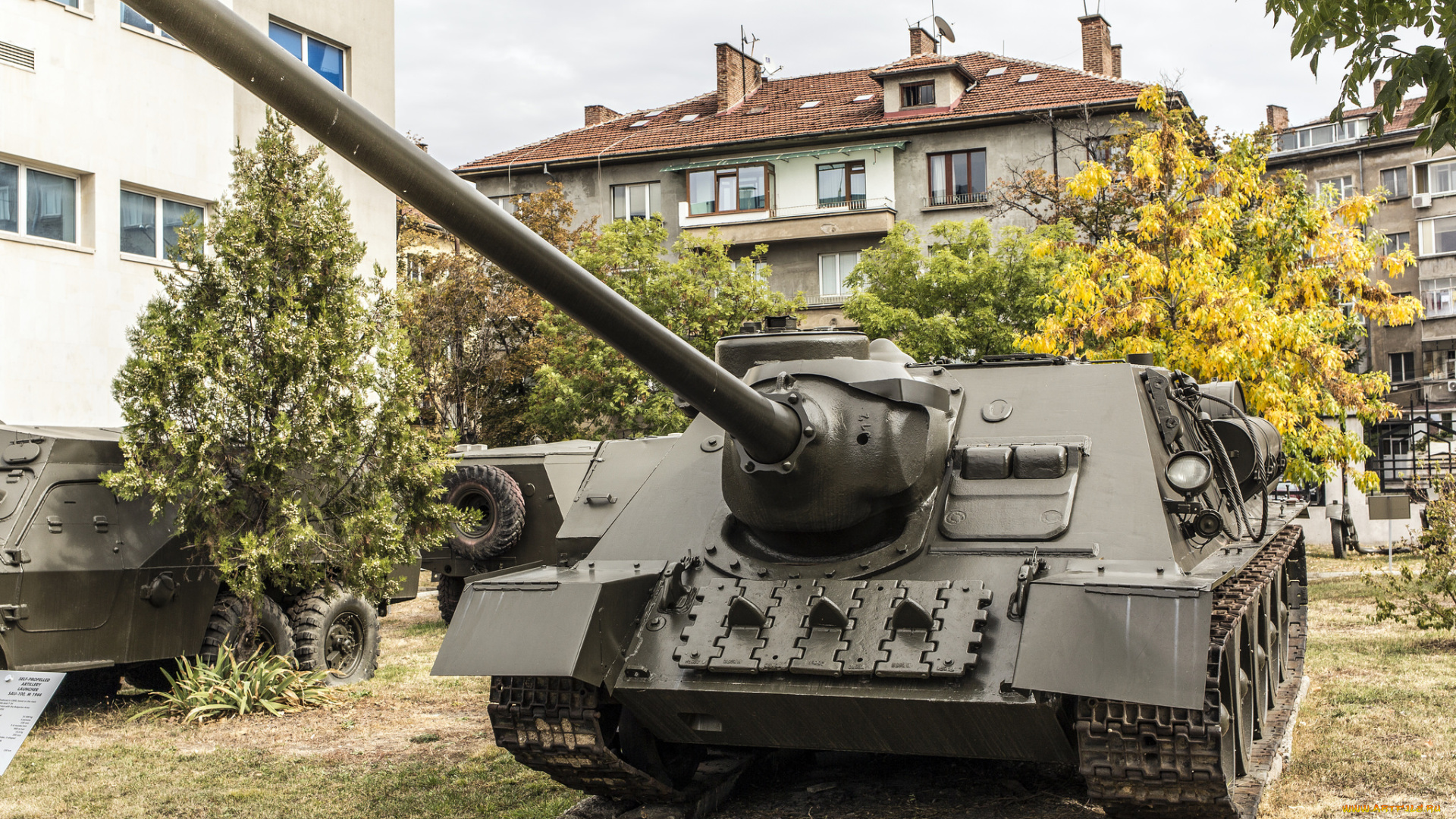 su-100, техника, военная, техника, самоходная, артелеристкая, установка